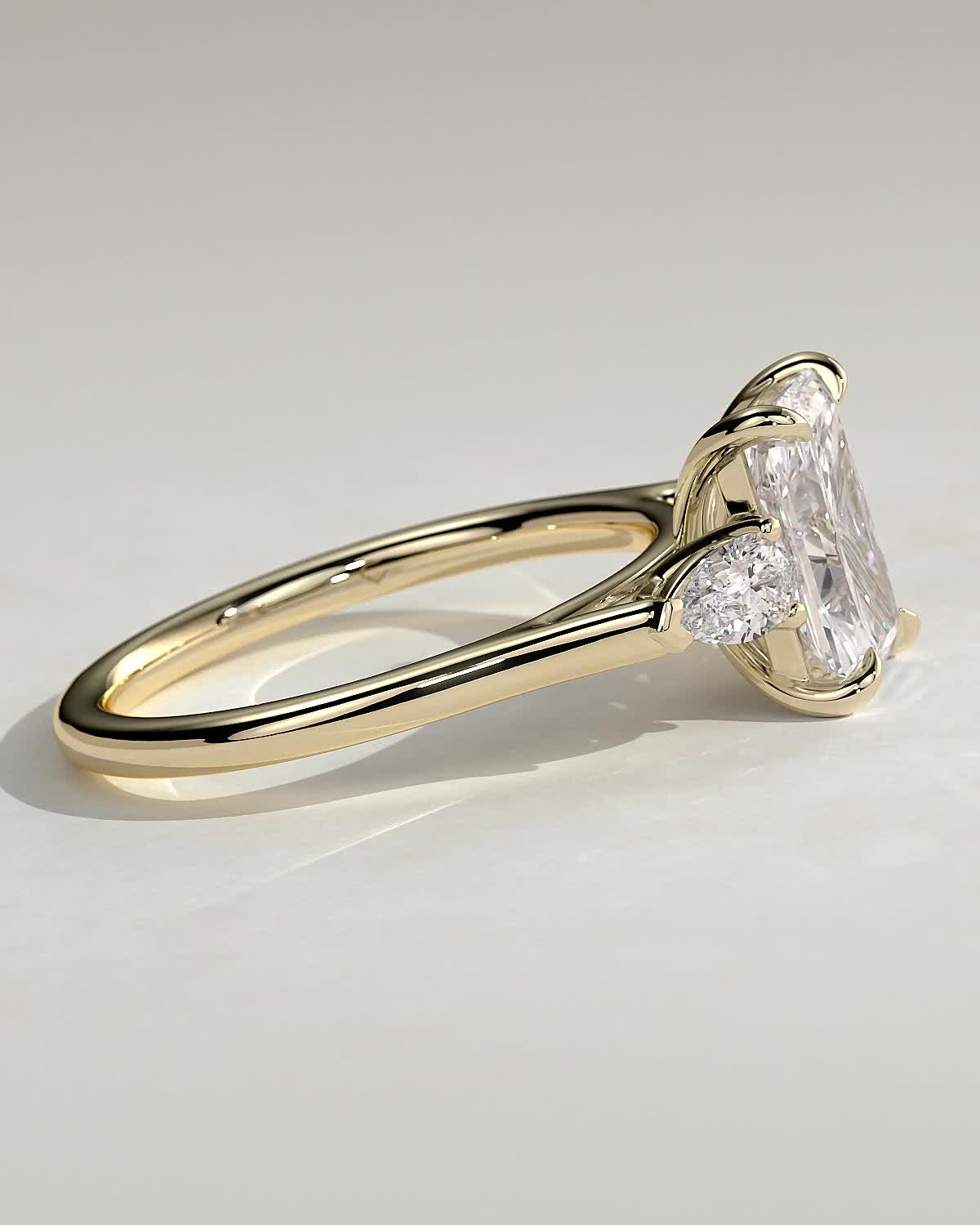 Round Halo, Pave & Split Shank Engagement Ring – 1.93 CT Lab Grown Diamond