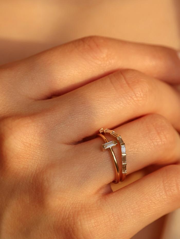 Marquise Cut Cluster Styled Lab Grown Diamond Engagement Ring