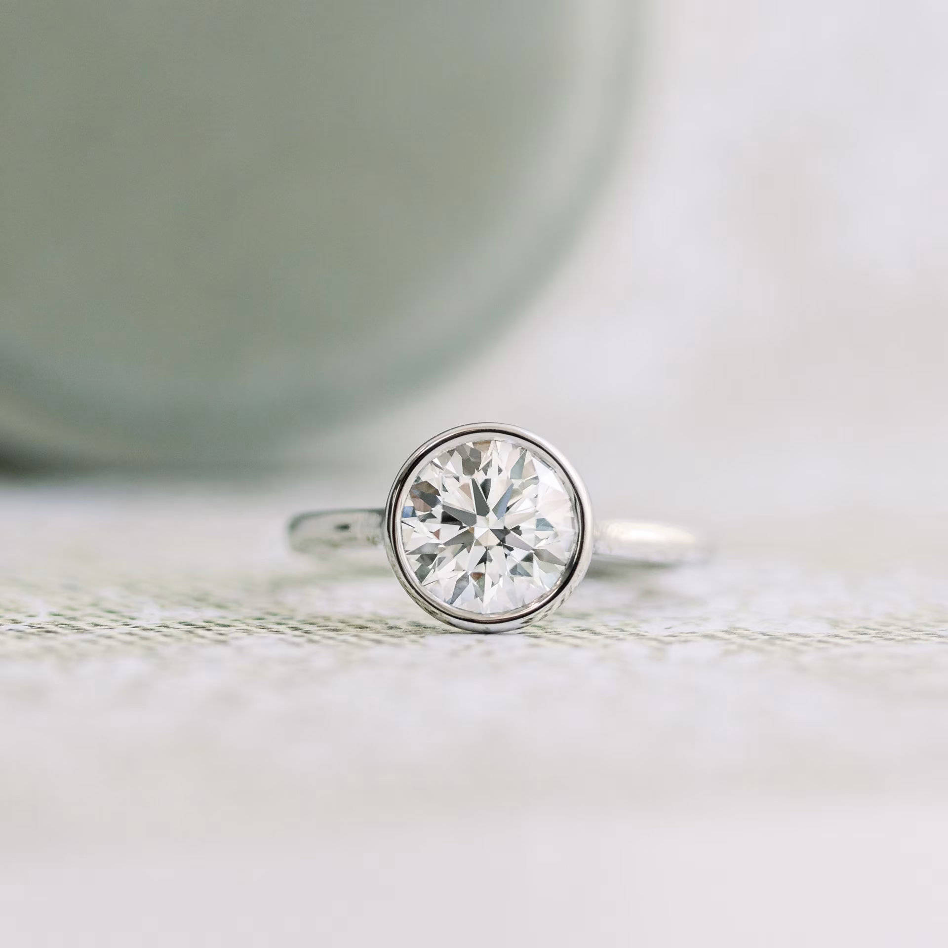 Marquise Cut Cluster Styled Lab Grown Diamond Engagement Ring
