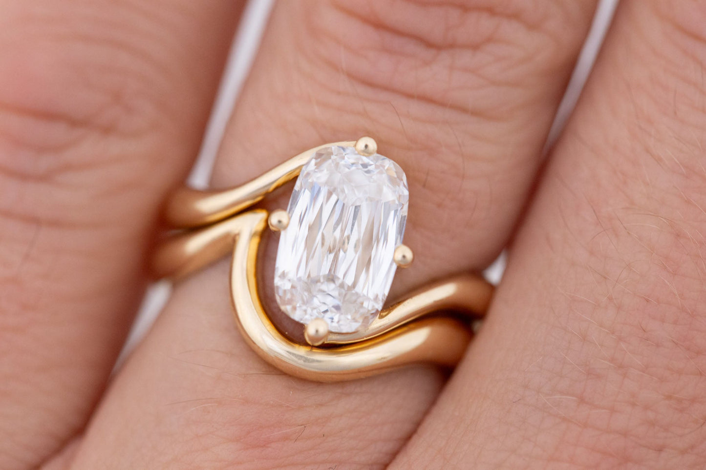 0.37 CT Round Full Eternity Lab Grown Diamond Wedding Band