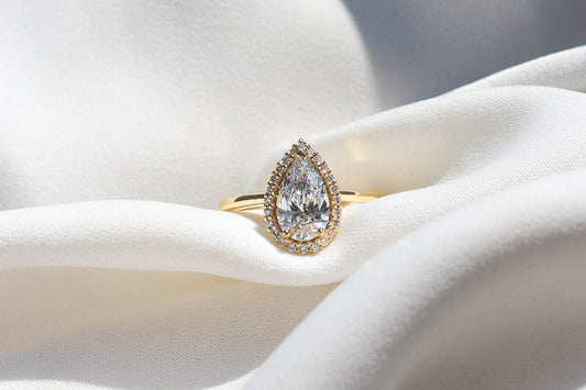 2 CT Round Three Stones Lab Grown Diamond Engagement Ring
