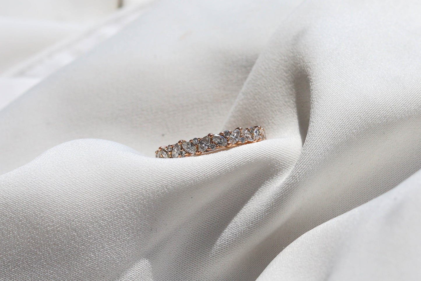 0.37 CT Round Full Eternity Lab Grown Diamond Wedding Band