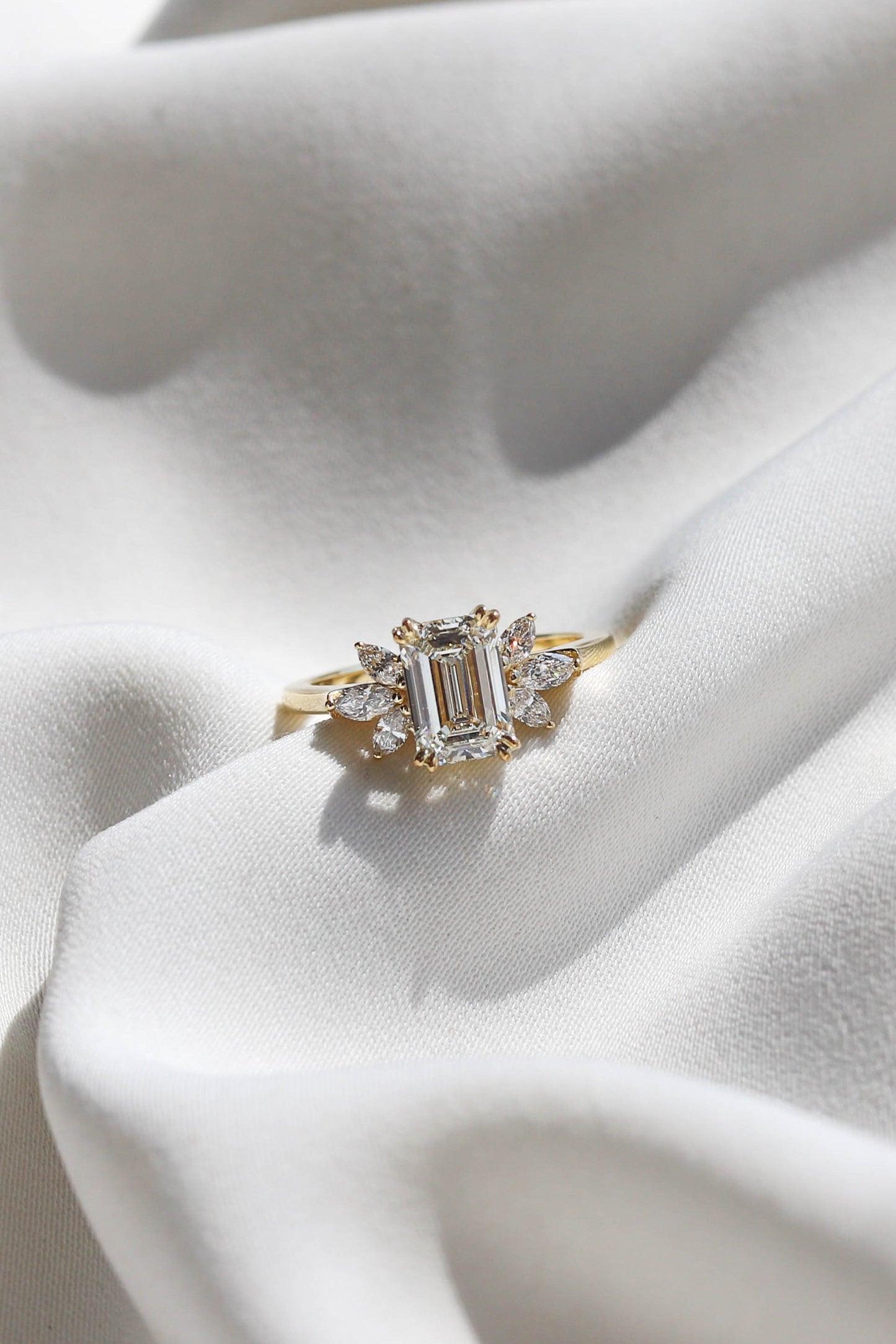 2 CT Round Three Stones Lab Grown Diamond Engagement Ring
