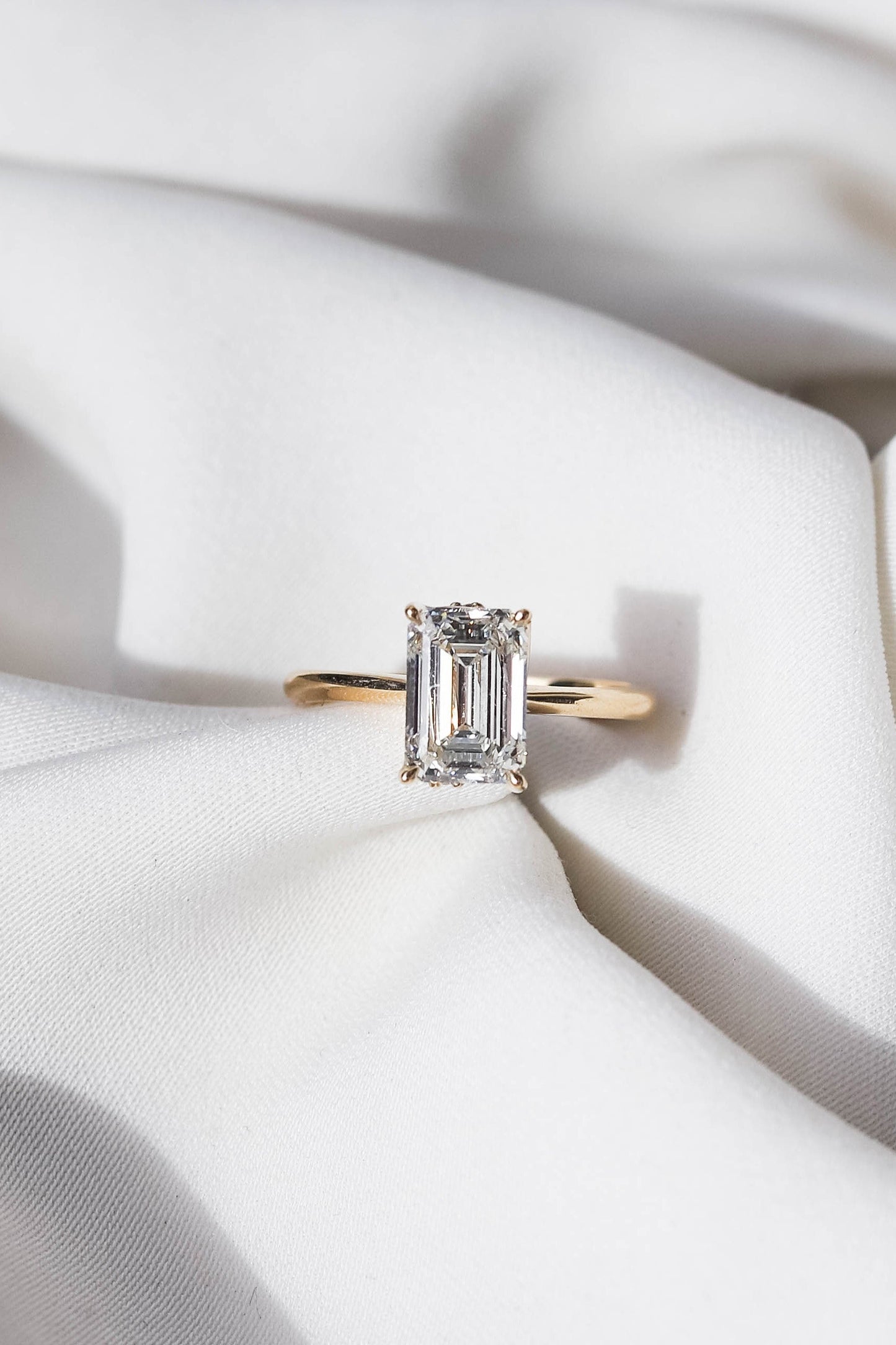 2 CT Round Three Stones Lab Grown Diamond Engagement Ring