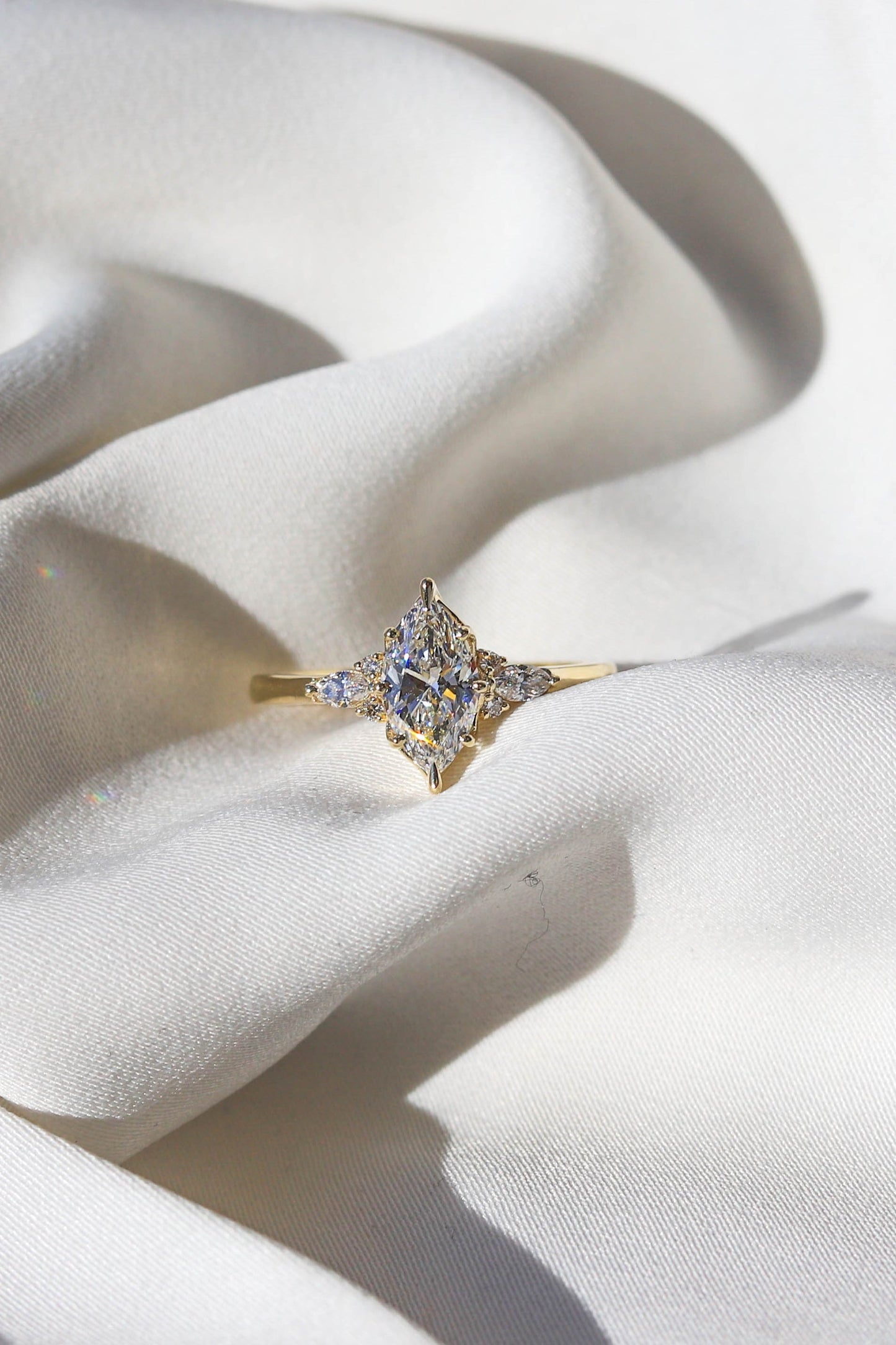 2 CT Round Three Stones Lab Grown Diamond Engagement Ring