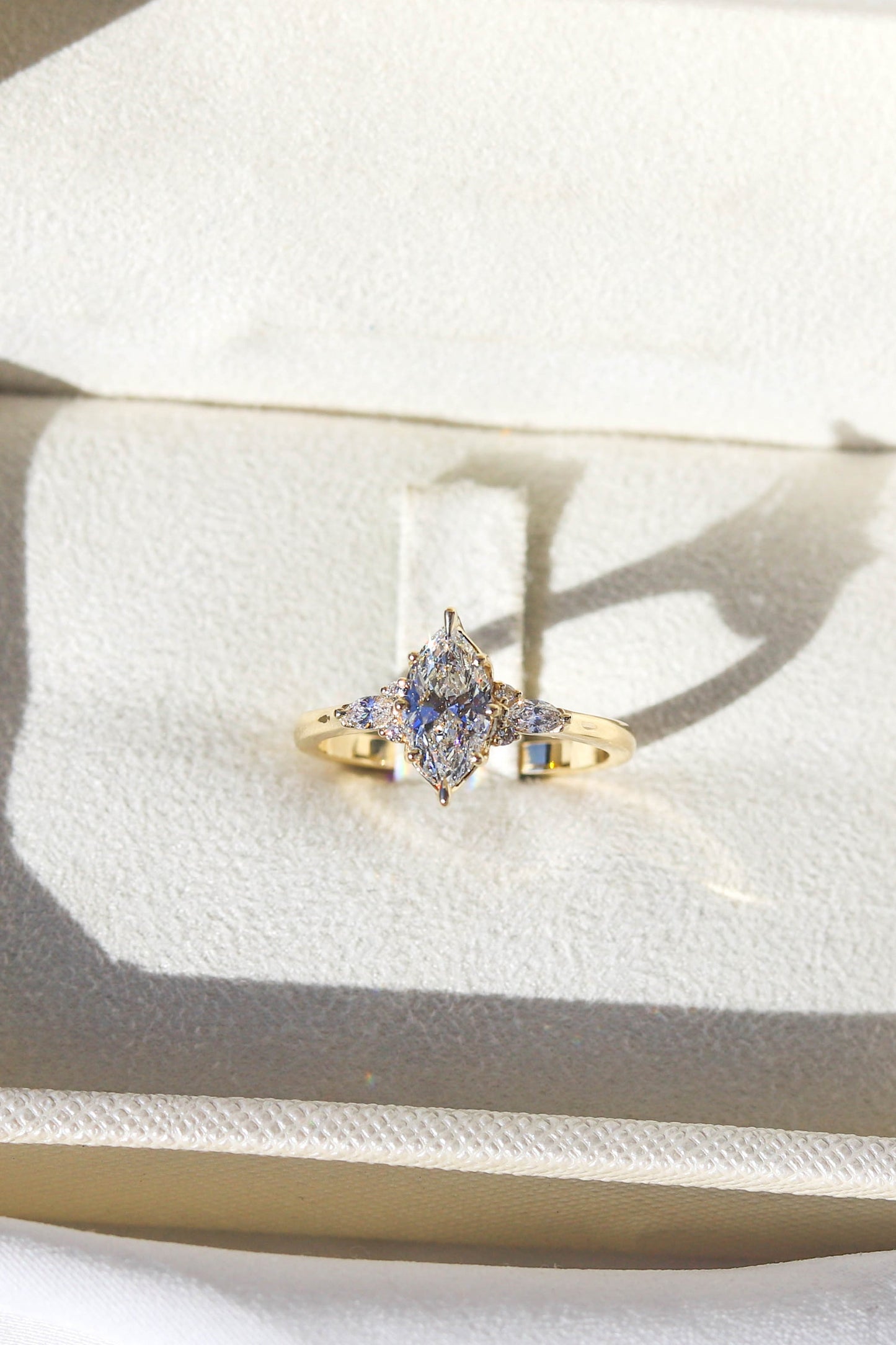 2 CT Round Three Stones Lab Grown Diamond Engagement Ring