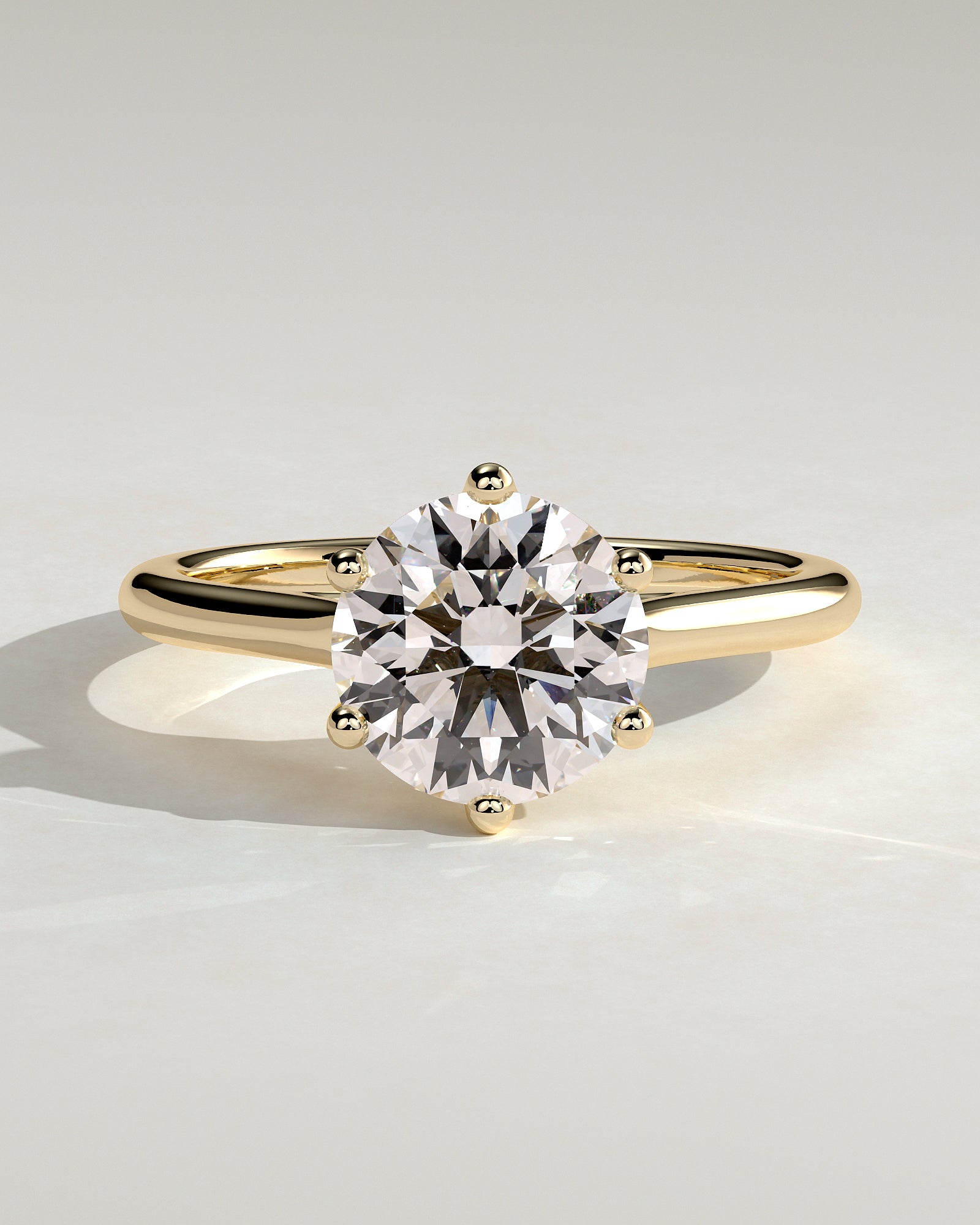 Round Halo, Pave & Split Shank Engagement Ring – 1.93 CT Lab Grown Diamond