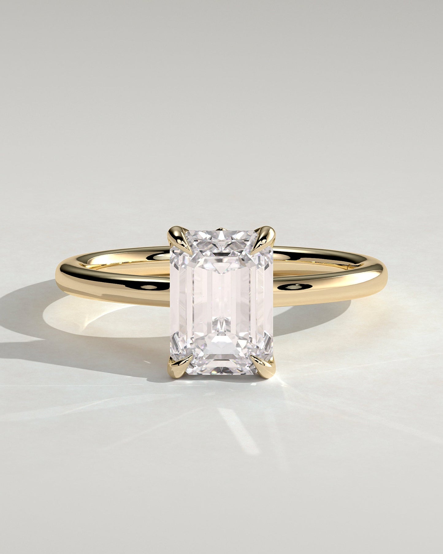 Round Halo, Pave & Split Shank Engagement Ring – 1.93 CT Lab Grown Diamond