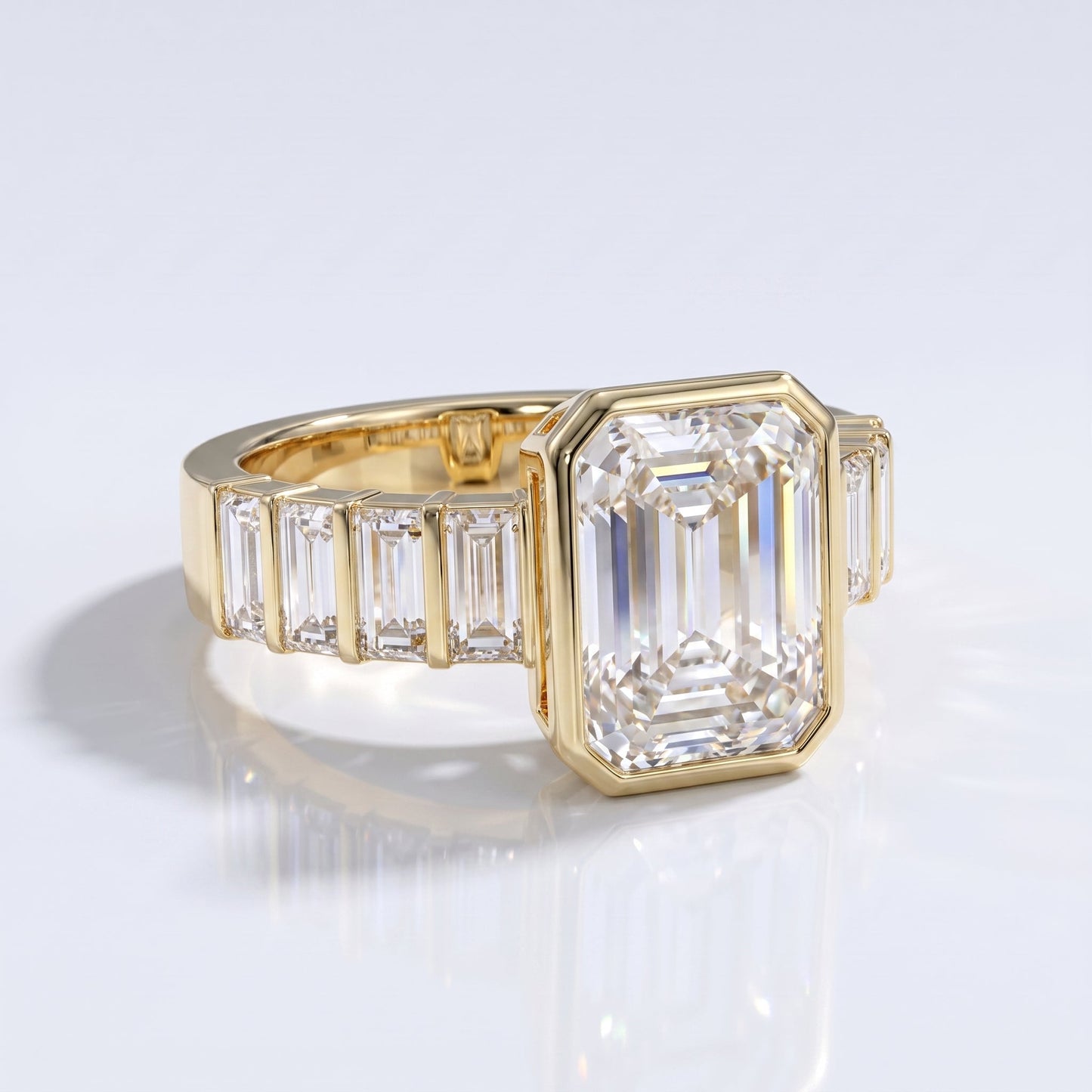 Marquise Swirl Solitaire Engagement Ring – 1 CT Lab Grown Diamond