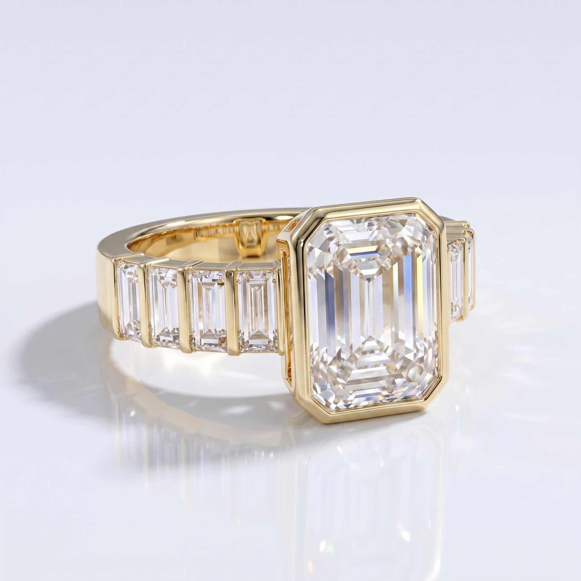 Marquise Swirl Solitaire Engagement Ring – 1 CT Lab Grown Diamond