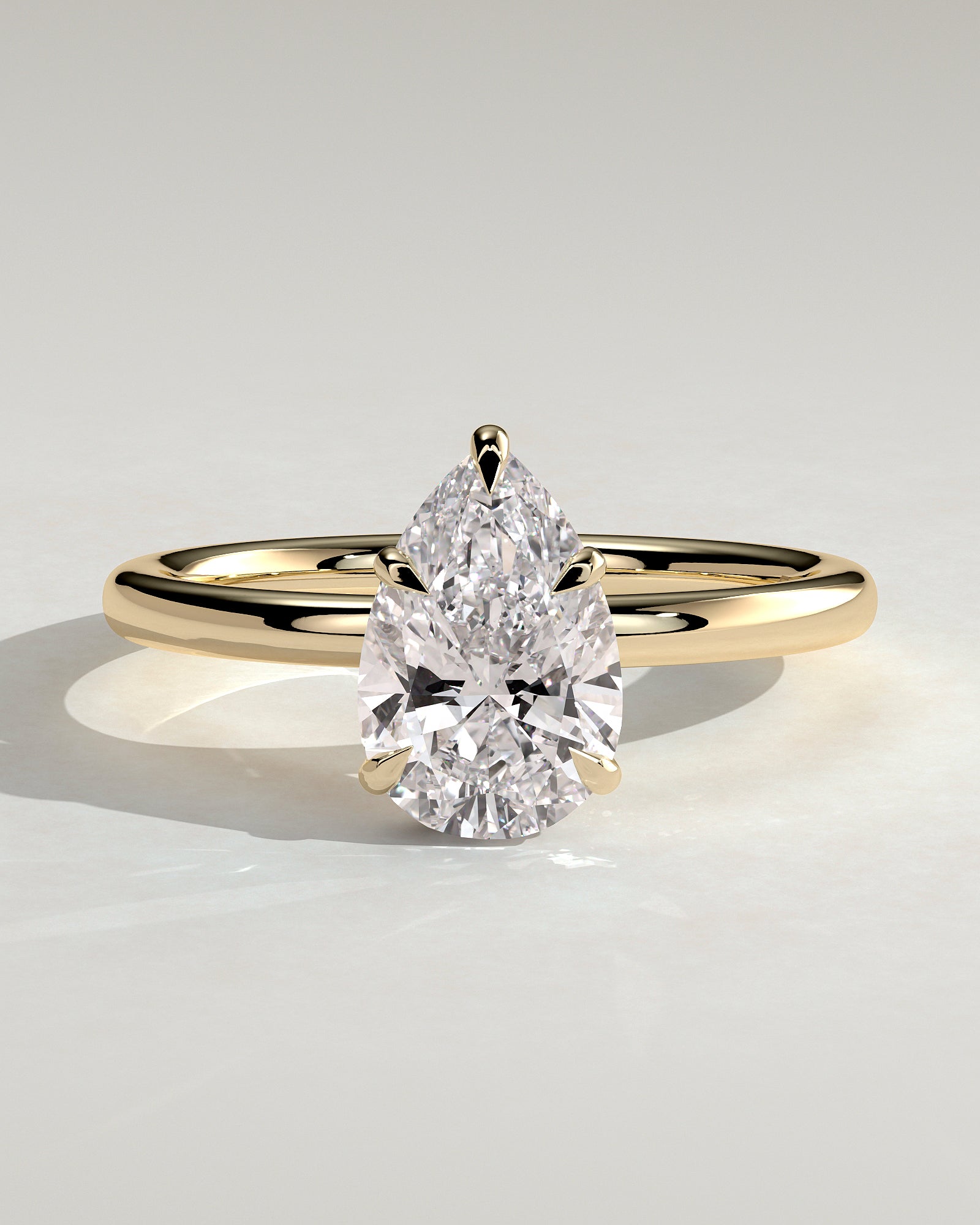 Round Halo, Pave & Split Shank Engagement Ring – 1.93 CT Lab Grown Diamond