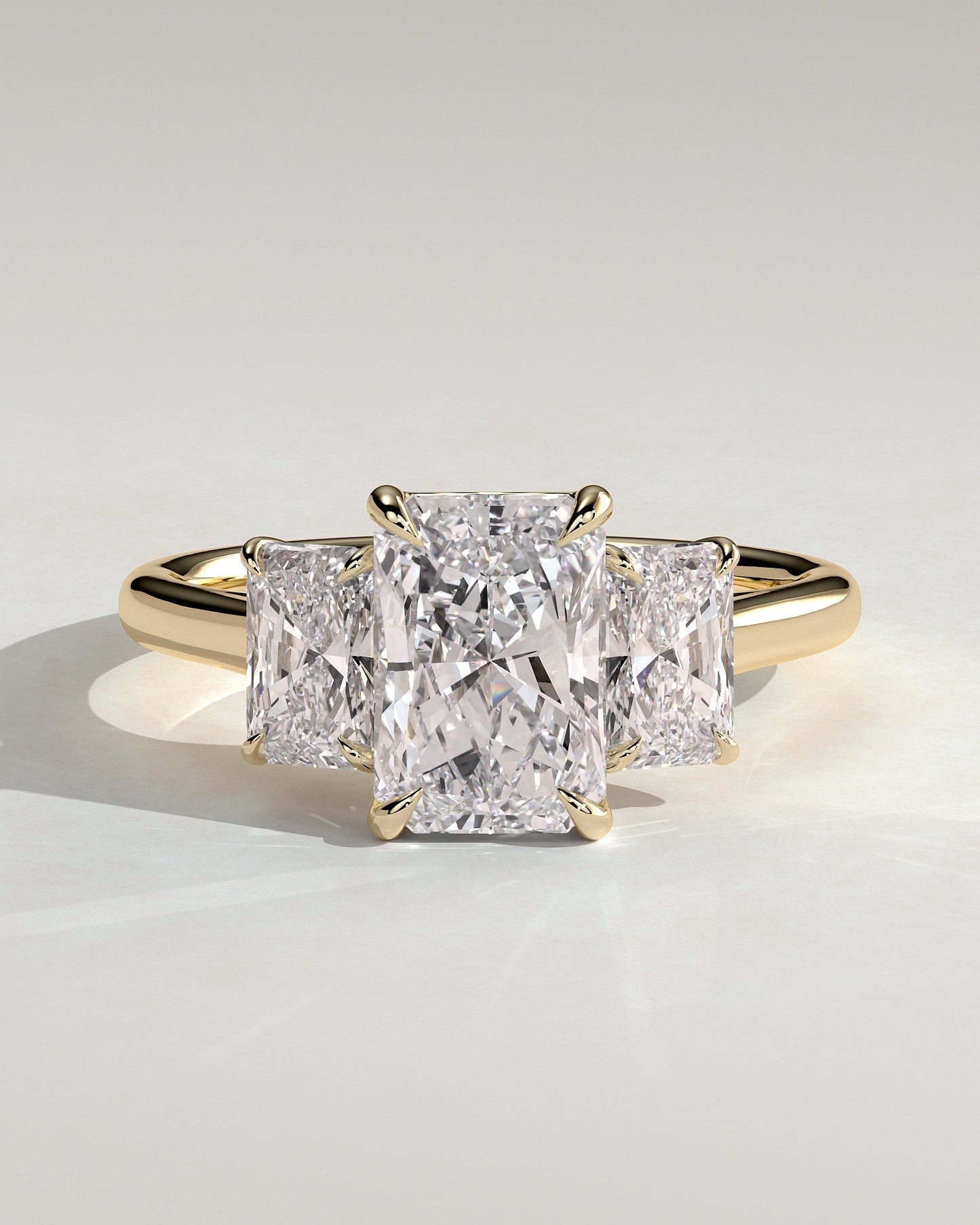 Round Halo, Pave & Split Shank Engagement Ring – 1.93 CT Lab Grown Diamond