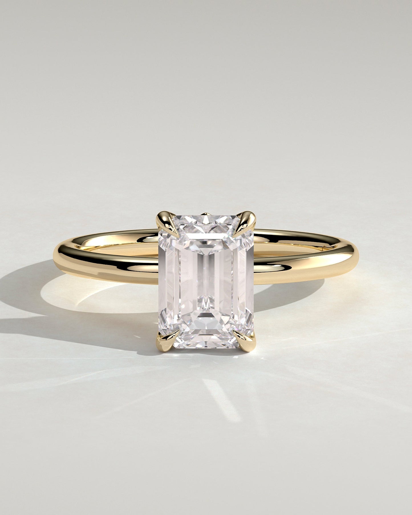 Round Halo, Pave & Split Shank Engagement Ring – 1.93 CT Lab Grown Diamond