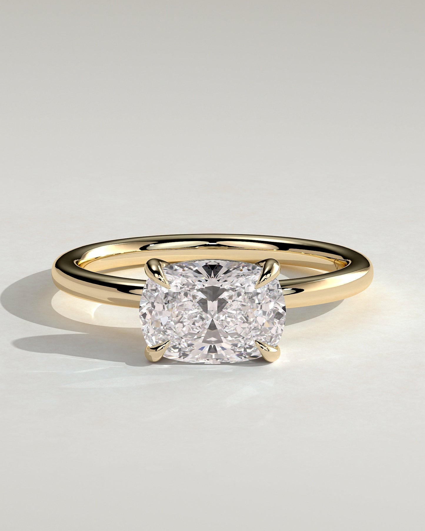 Round Halo, Pave & Split Shank Engagement Ring – 1.93 CT Lab Grown Diamond