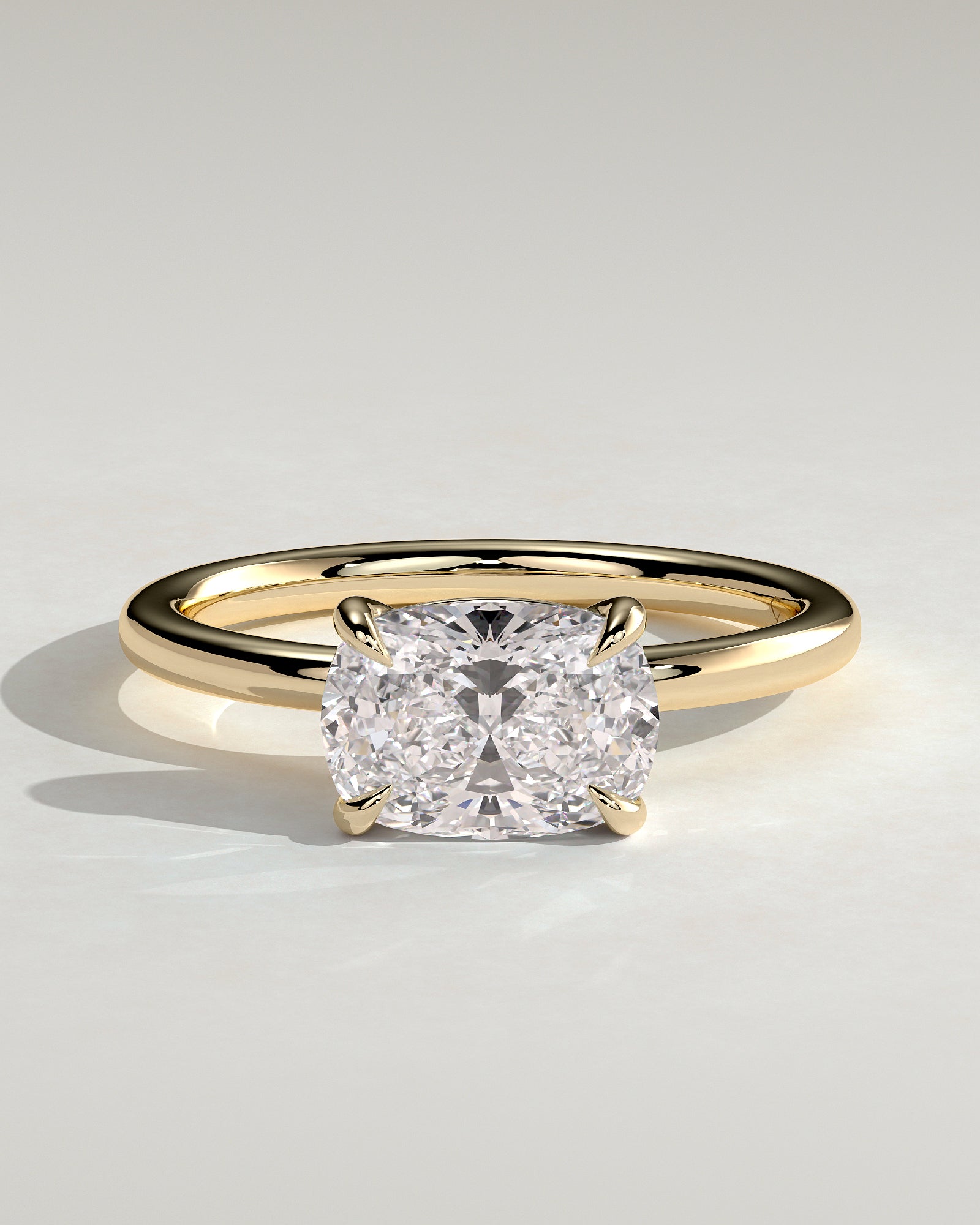 Round Halo, Pave & Split Shank Engagement Ring – 1.93 CT Lab Grown Diamond
