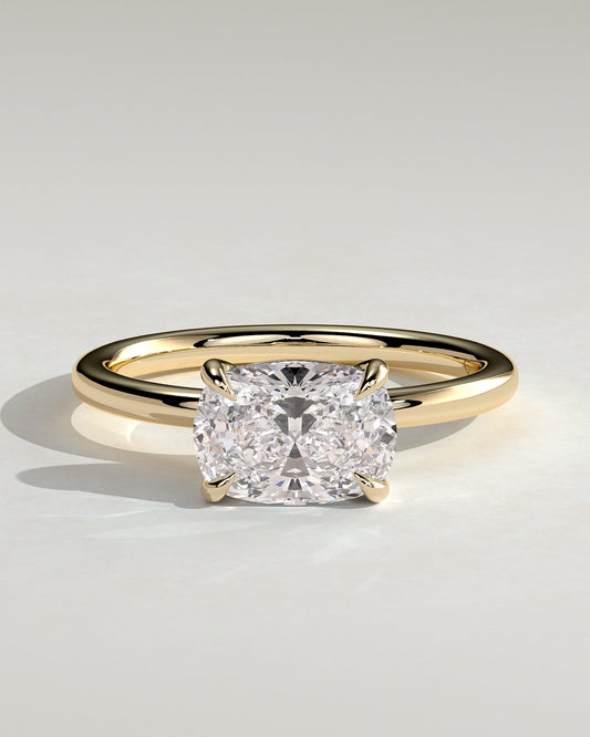 Round Halo, Pave & Split Shank Engagement Ring – 1.93 CT Lab Grown Diamond