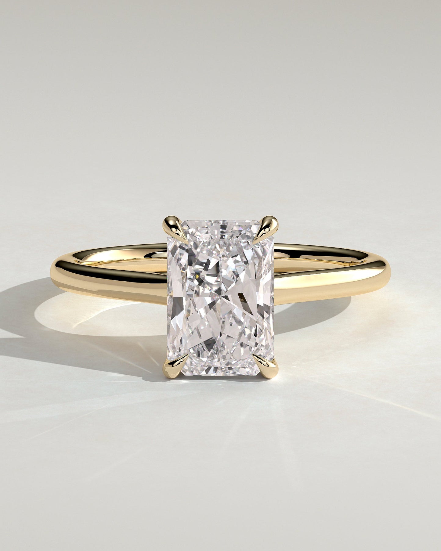 Round Halo, Pave & Split Shank Engagement Ring – 1.93 CT Lab Grown Diamond