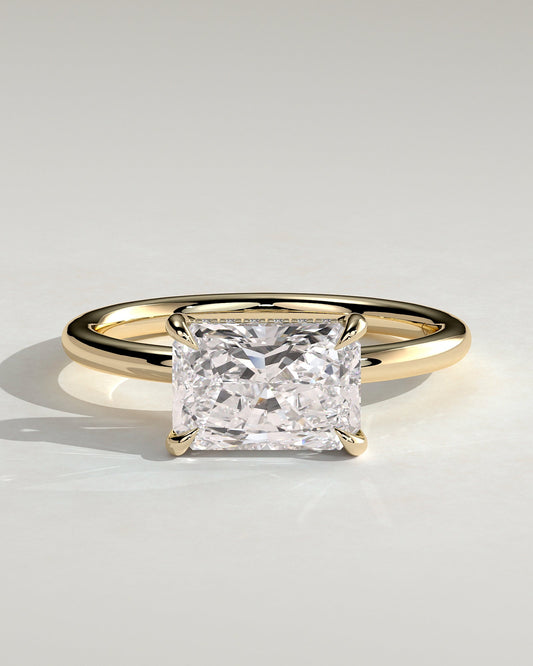 Round Halo, Pave & Split Shank Engagement Ring – 1.93 CT Lab Grown Diamond
