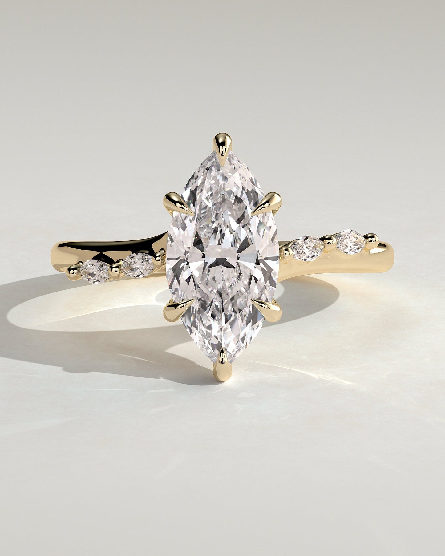 Round Halo, Pave & Split Shank Engagement Ring – 1.93 CT Lab Grown Diamond