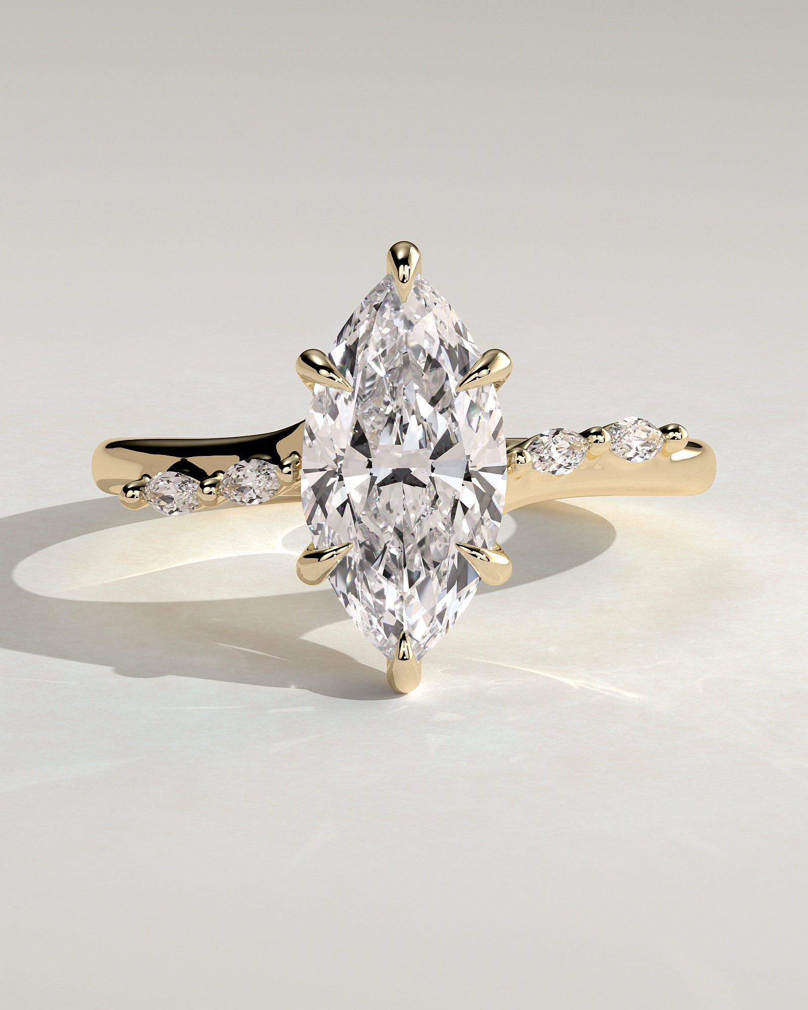 Round Halo, Pave & Split Shank Engagement Ring – 1.93 CT Lab Grown Diamond