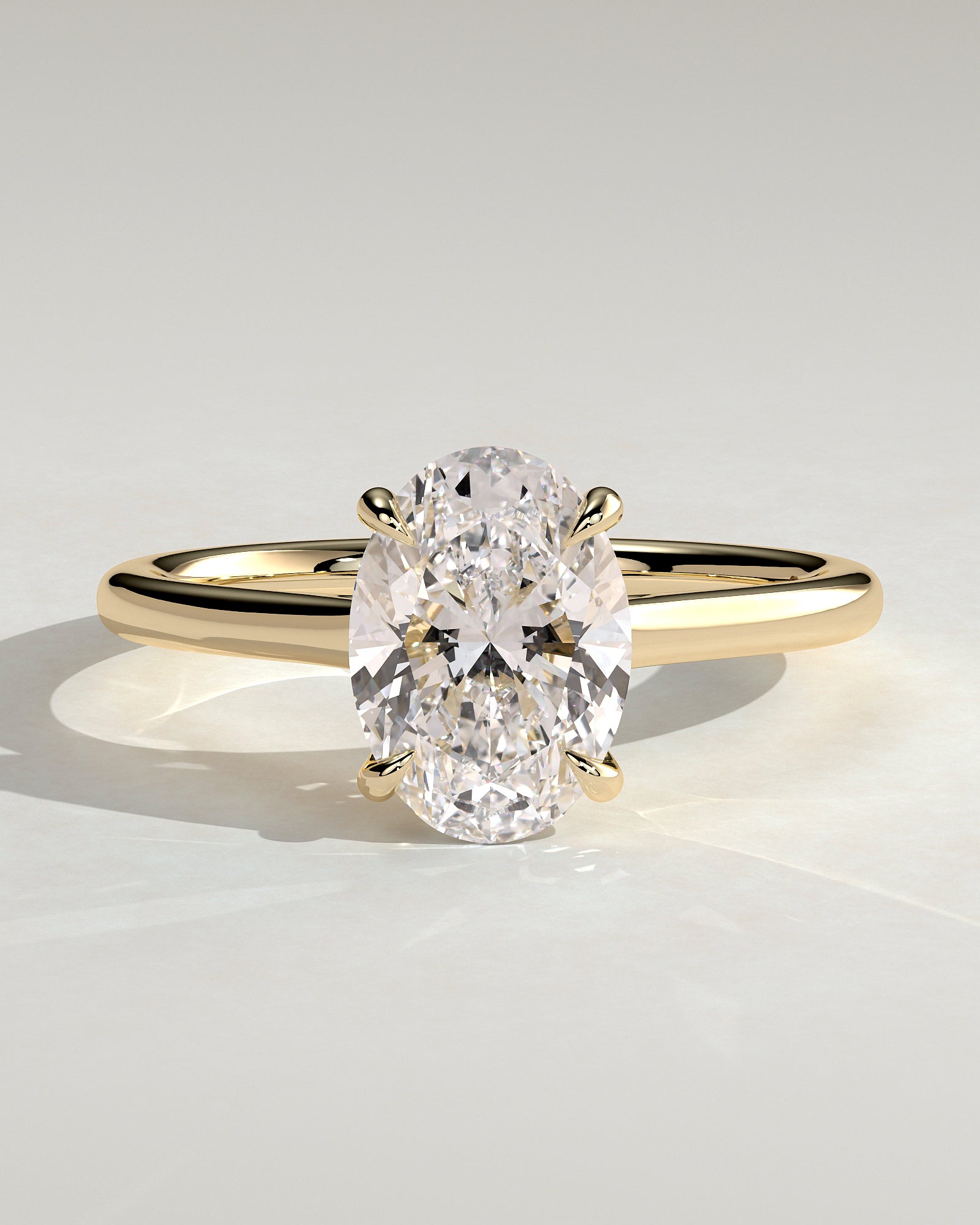 Round Halo, Pave & Split Shank Engagement Ring – 1.93 CT Lab Grown Diamond