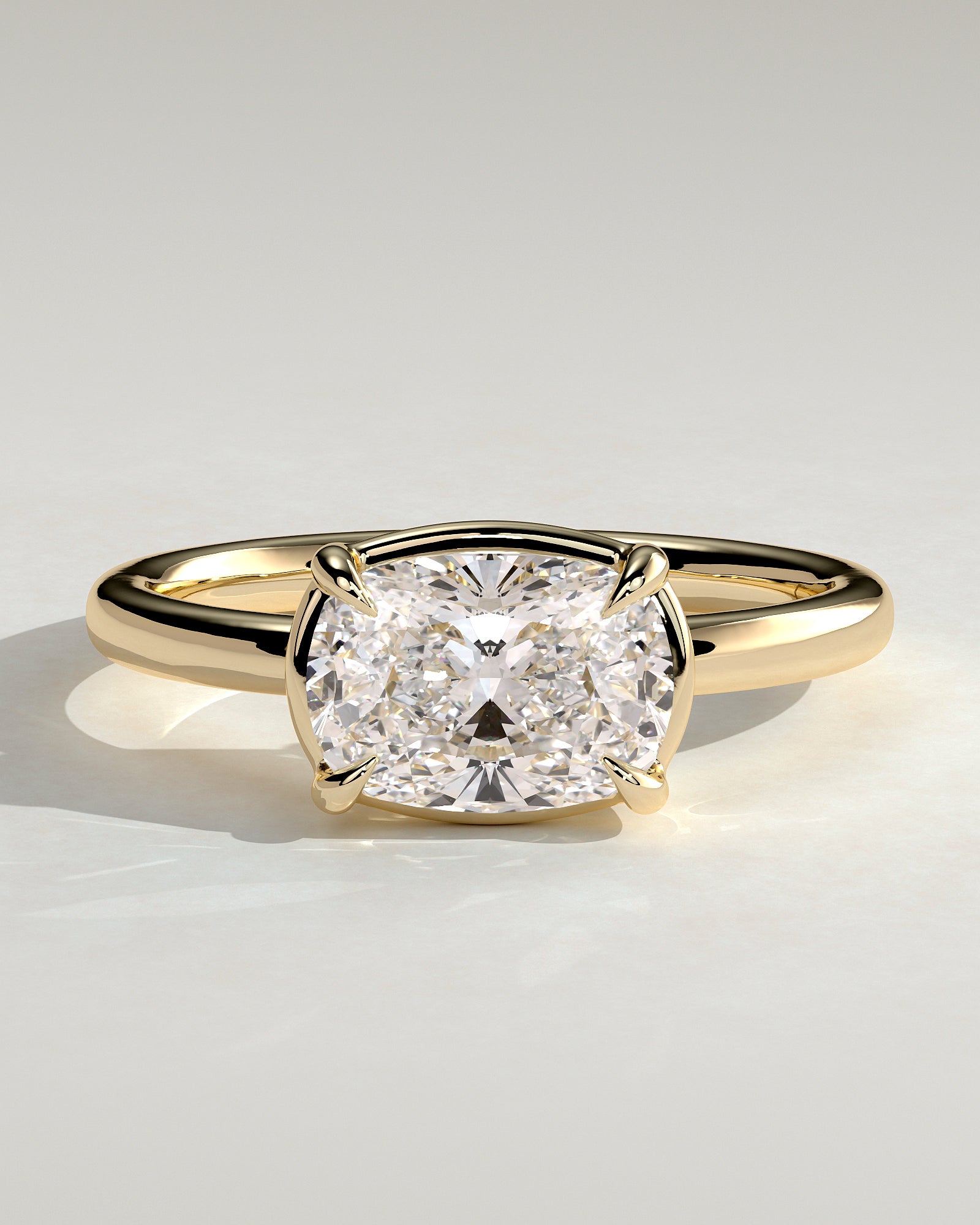 Round Halo, Pave & Split Shank Engagement Ring – 1.93 CT Lab Grown Diamond