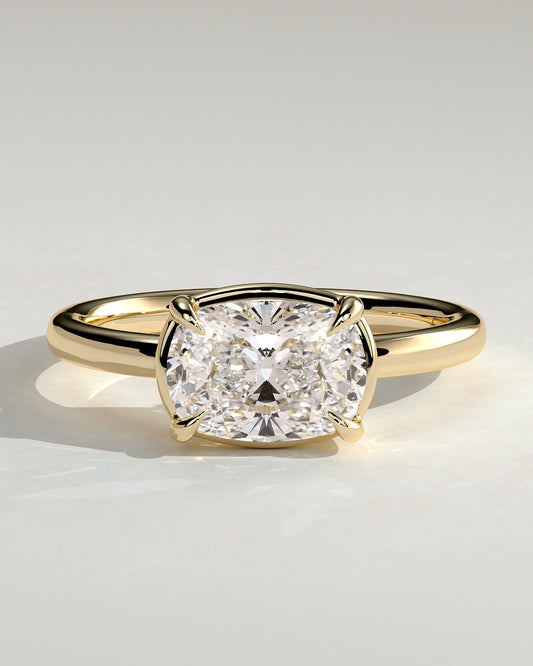 Round Halo, Pave & Split Shank Engagement Ring – 1.93 CT Lab Grown Diamond