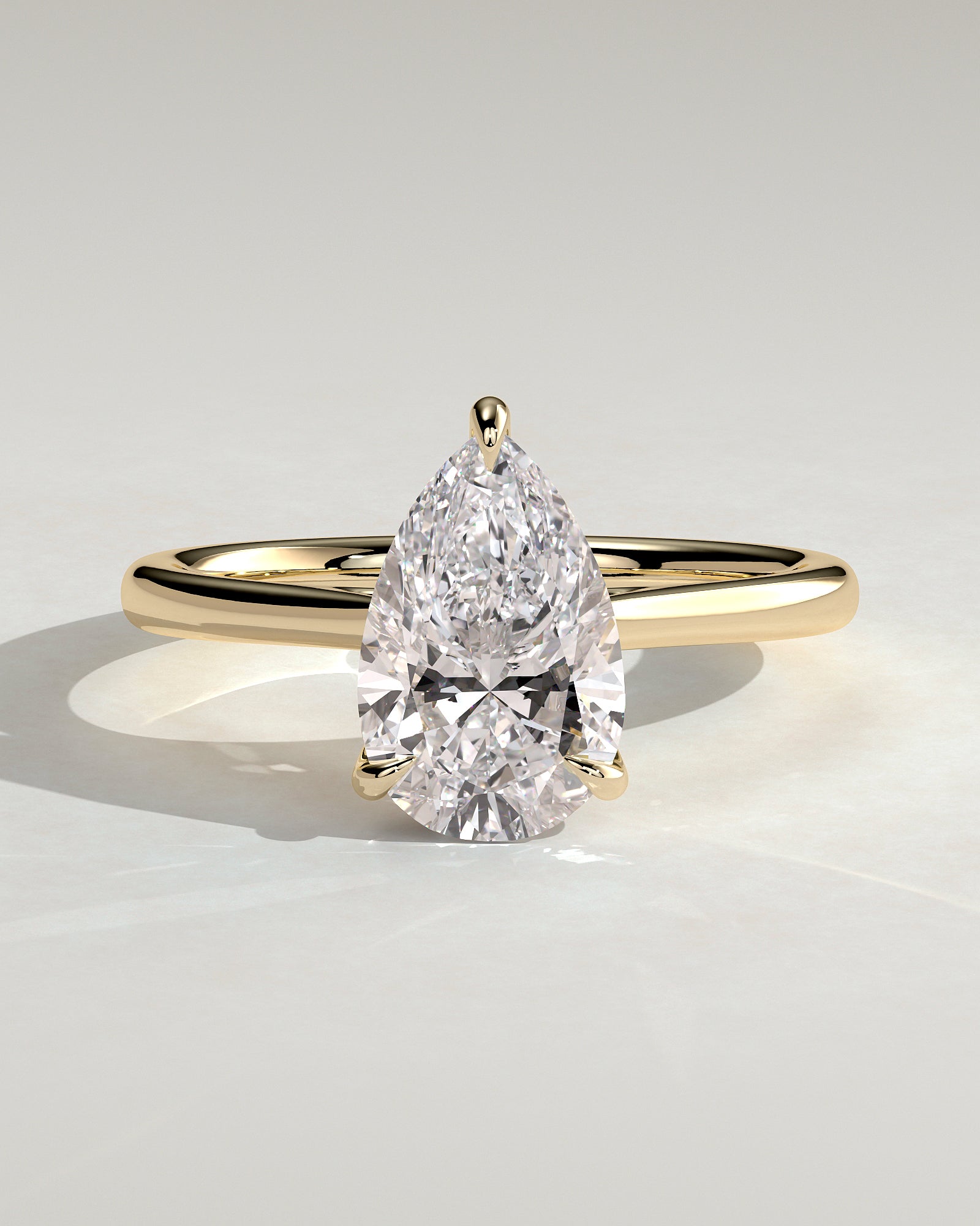Round Halo, Pave & Split Shank Engagement Ring – 1.93 CT Lab Grown Diamond