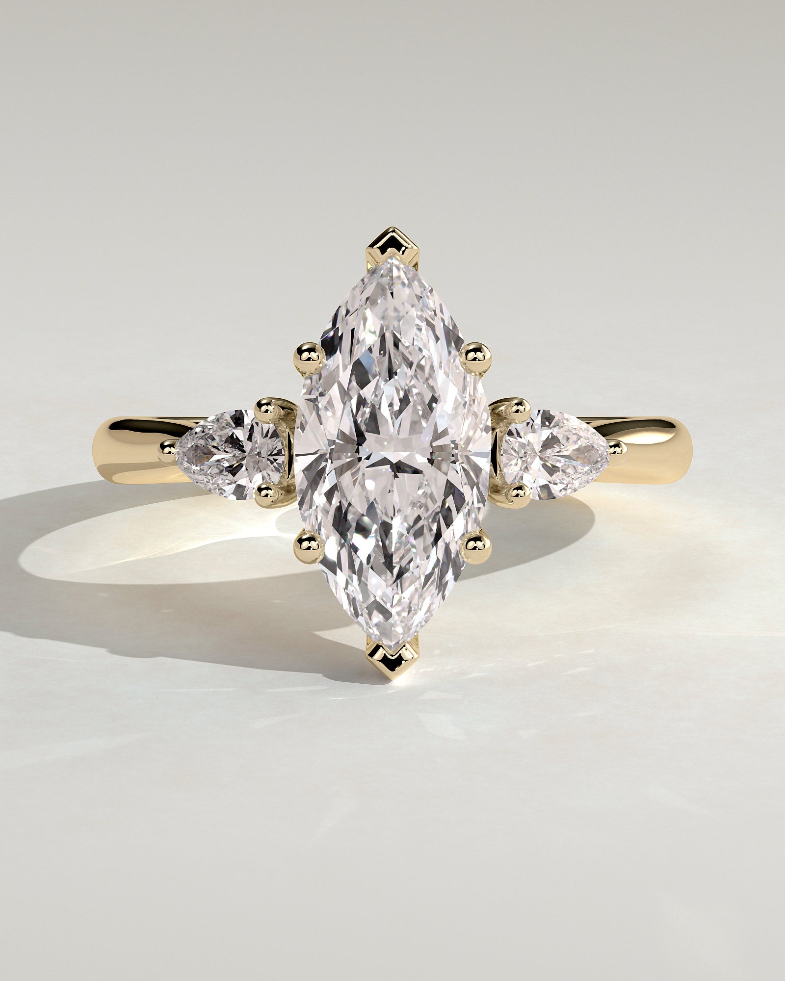 Round Halo, Pave & Split Shank Engagement Ring – 1.93 CT Lab Grown Diamond