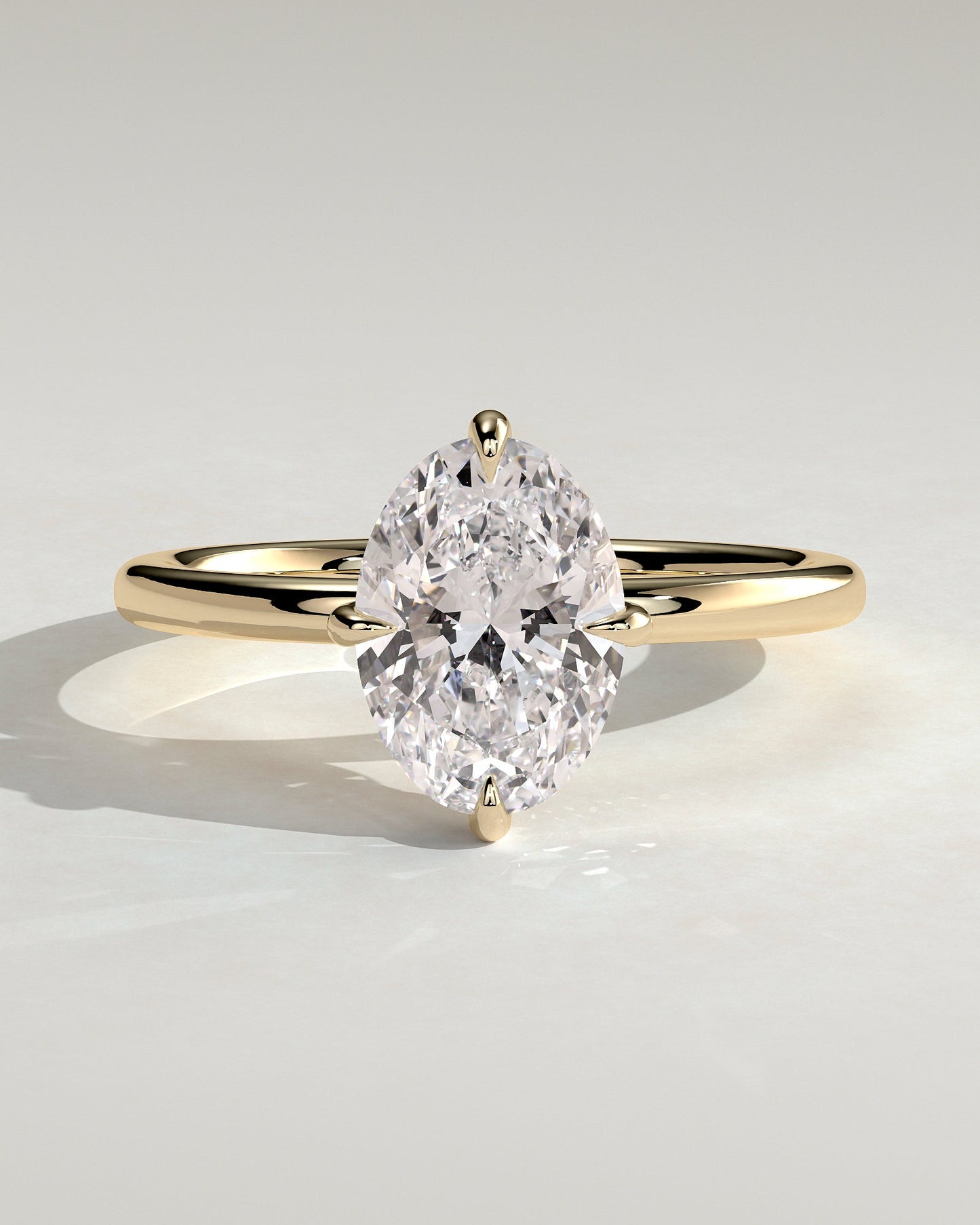 Round Halo, Pave & Split Shank Engagement Ring – 1.93 CT Lab Grown Diamond