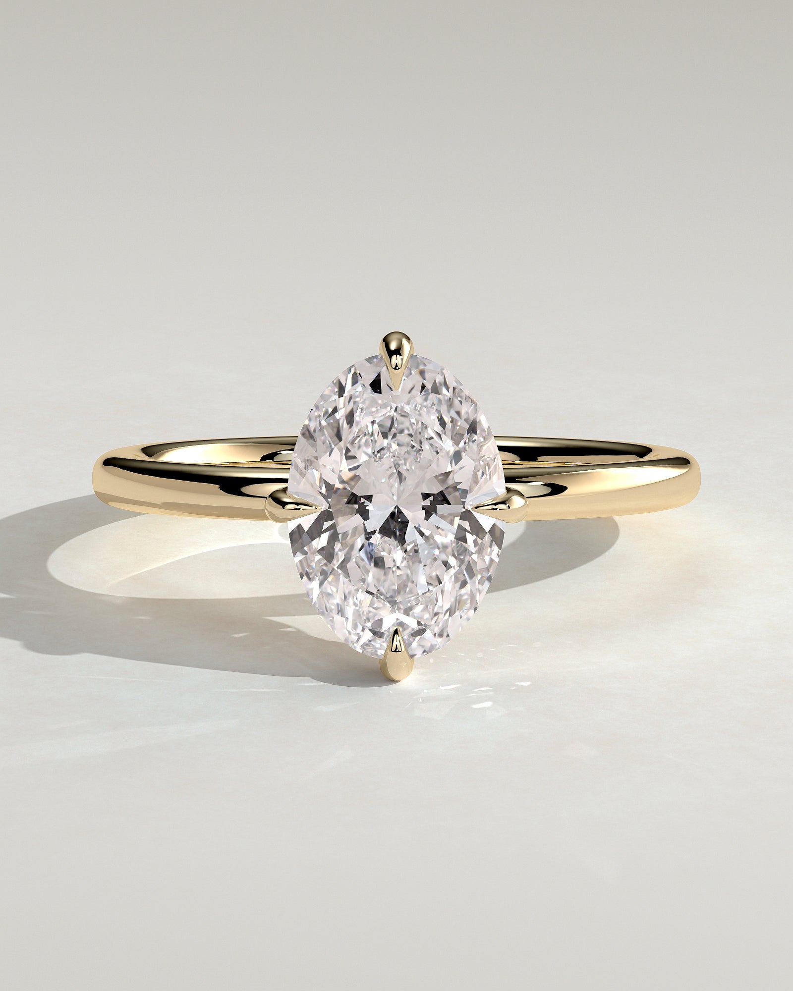 Round Halo, Pave & Split Shank Engagement Ring – 1.93 CT Lab Grown Diamond