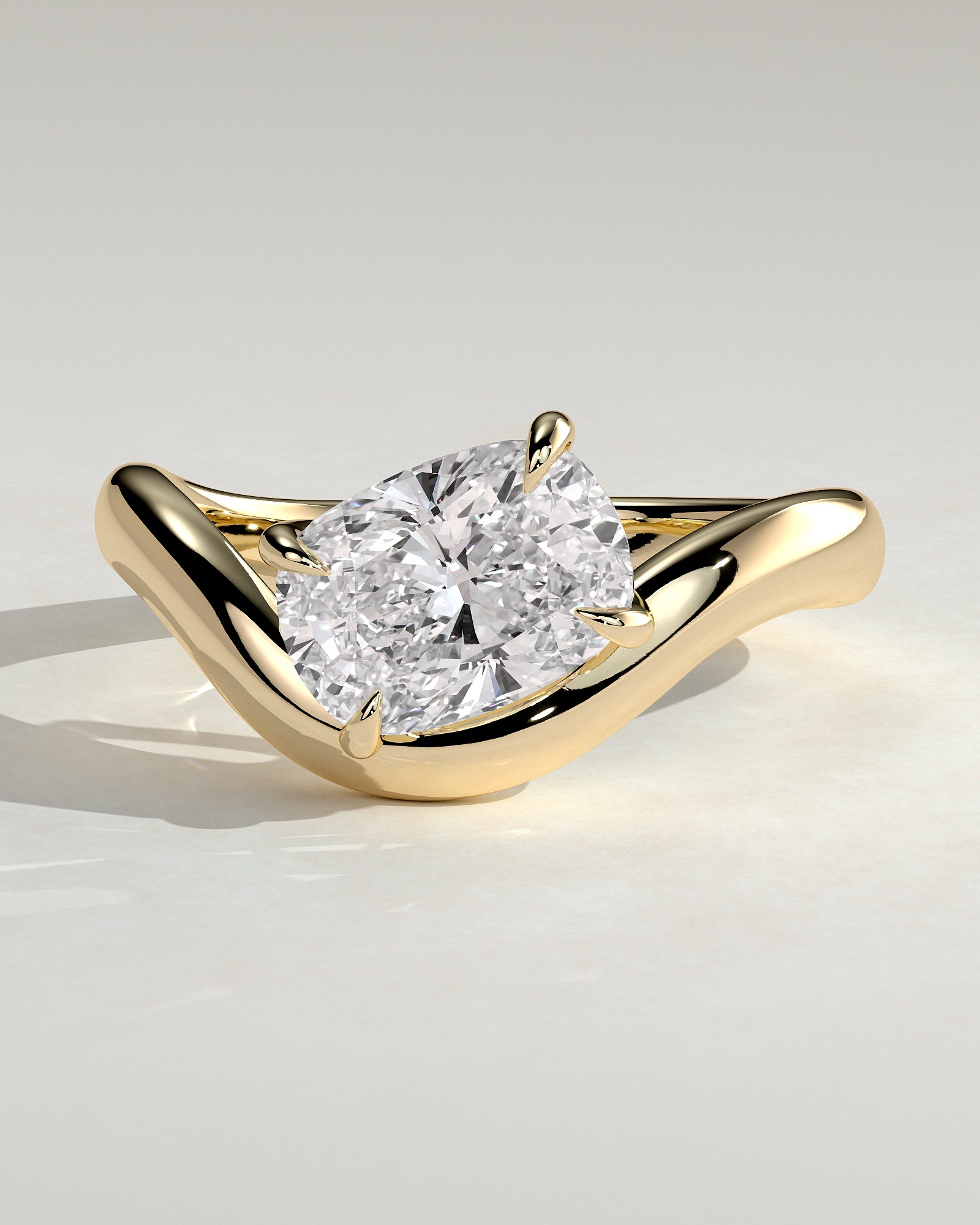 Round Halo, Pave & Split Shank Engagement Ring – 1.93 CT Lab Grown Diamond