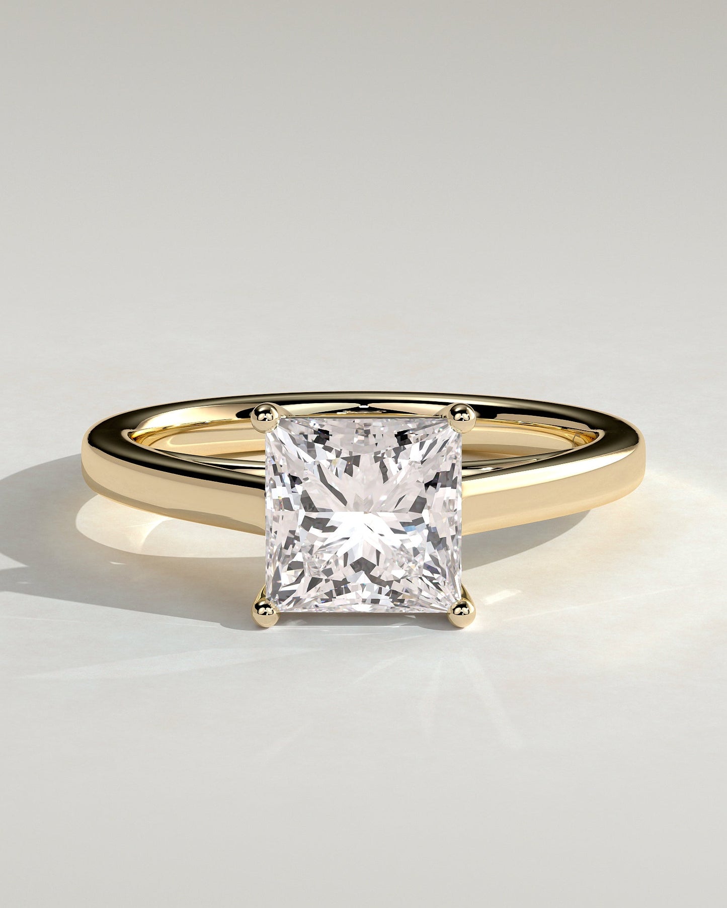 Round Halo, Pave & Split Shank Engagement Ring – 1.93 CT Lab Grown Diamond