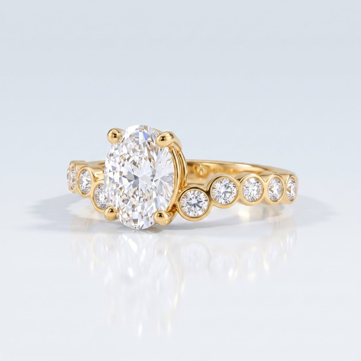 Marquise Swirl Solitaire Engagement Ring – 1 CT Lab Grown Diamond