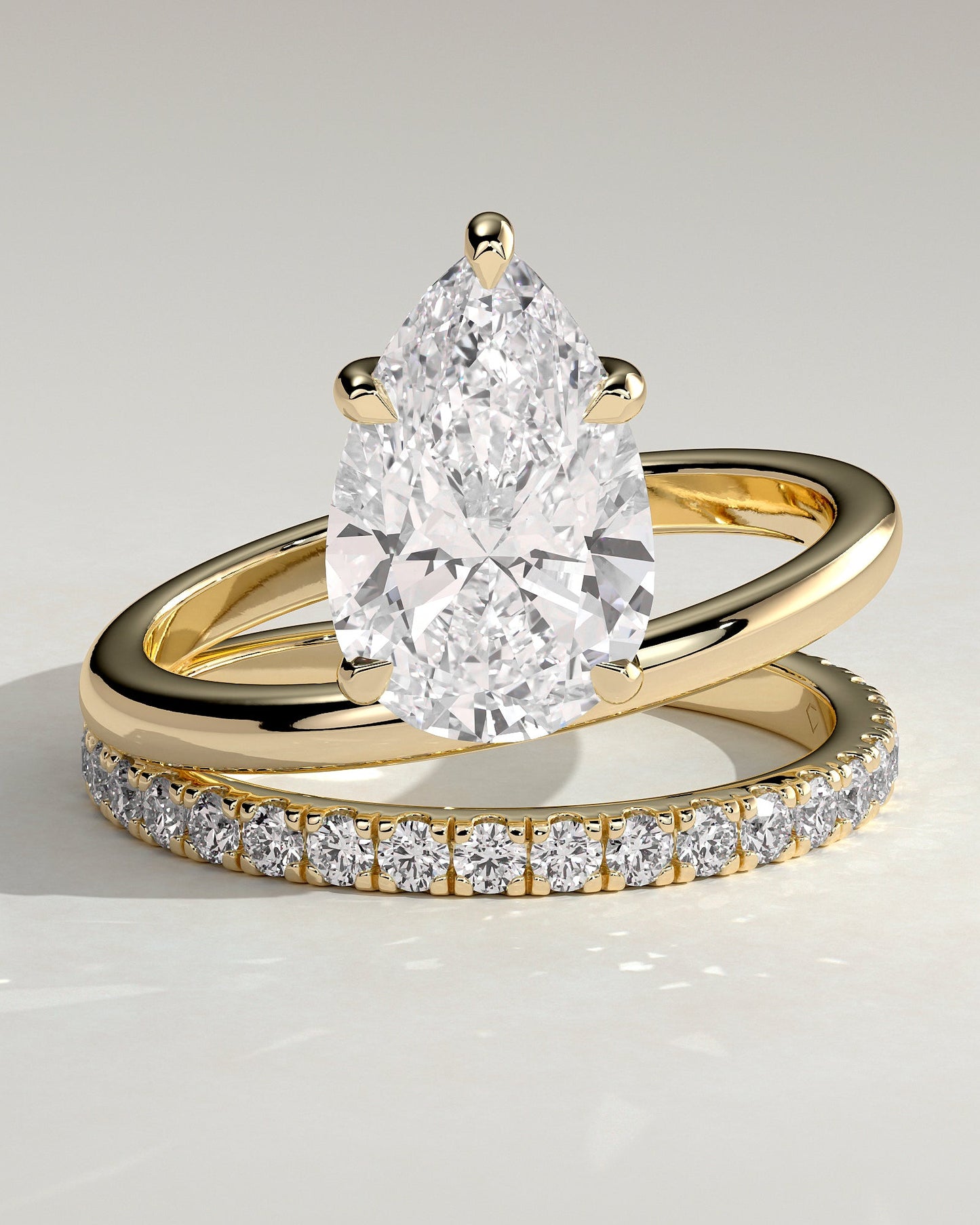 Round Halo, Pave & Split Shank Engagement Ring – 1.93 CT Lab Grown Diamond