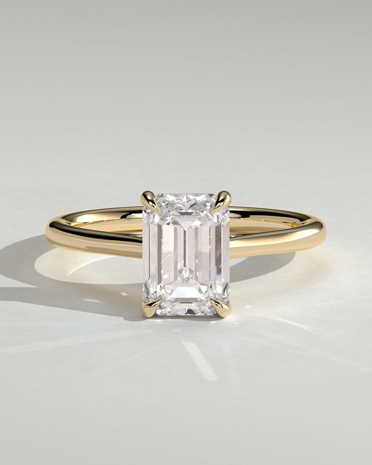Round Halo, Pave & Split Shank Engagement Ring – 1.93 CT Lab Grown Diamond