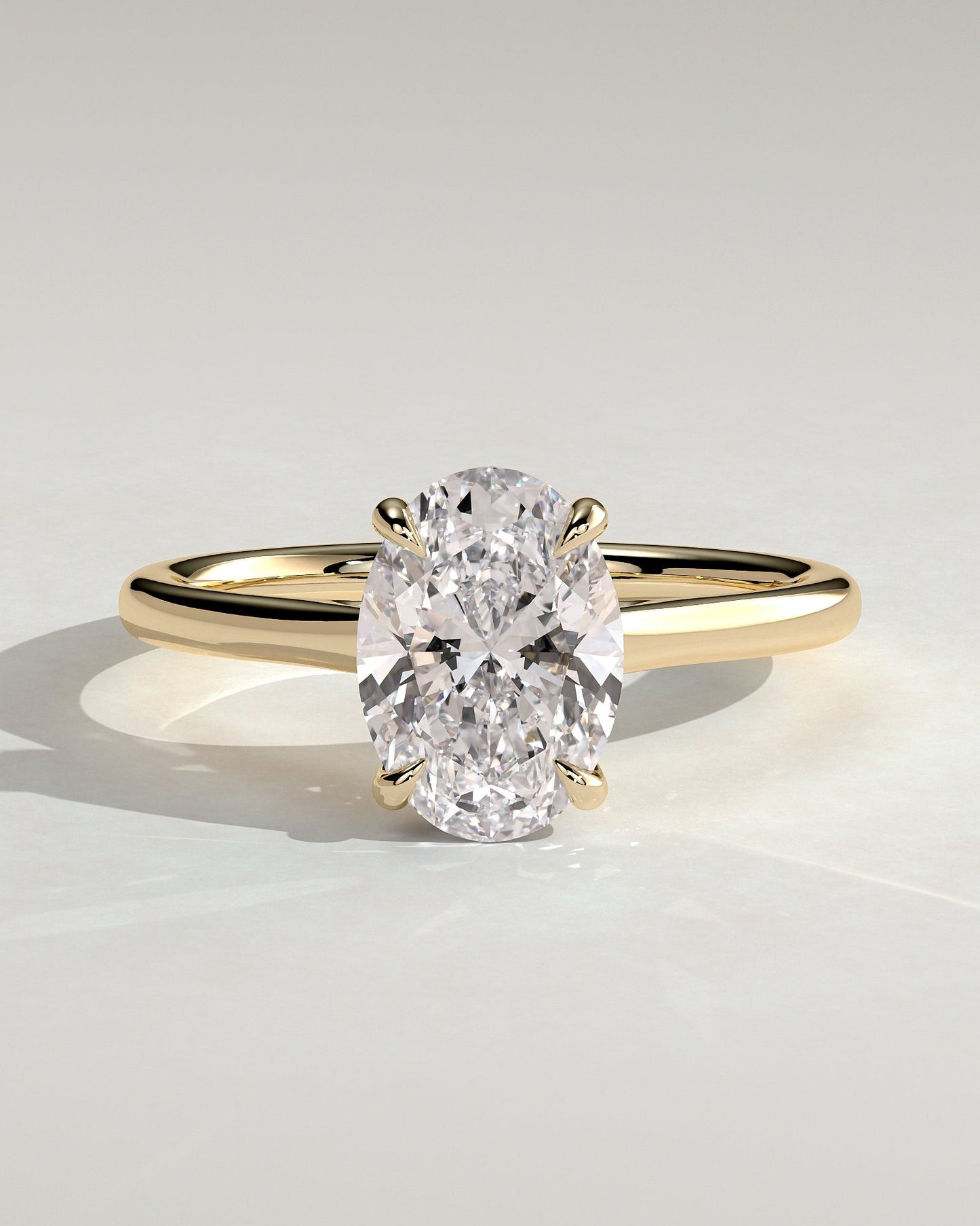 Round Halo, Pave & Split Shank Engagement Ring – 1.93 CT Lab Grown Diamond