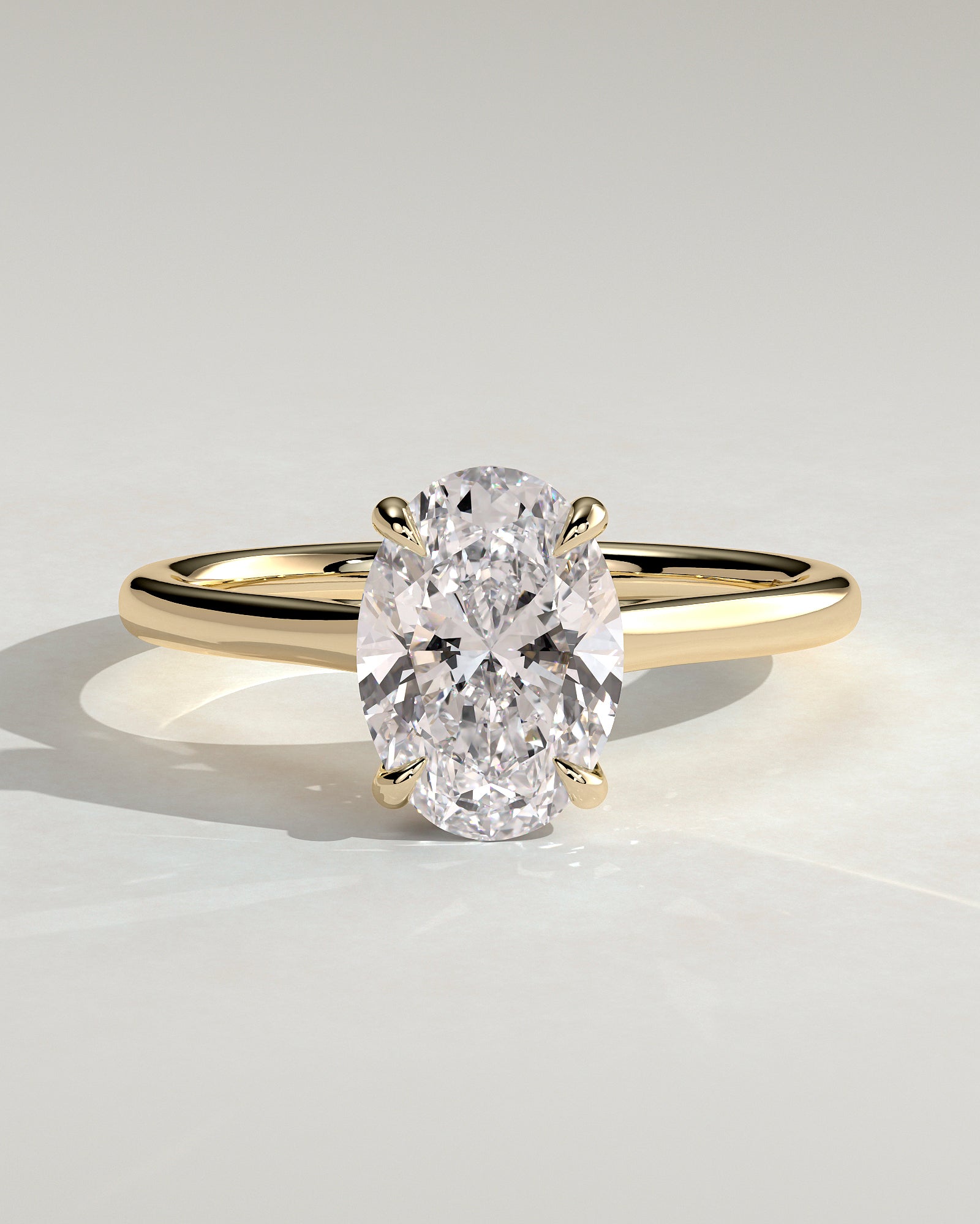 Round Halo, Pave & Split Shank Engagement Ring – 1.93 CT Lab Grown Diamond