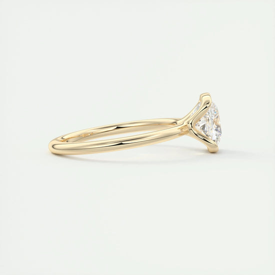 2 CT Cushion Half Bezel CVD F/VS1 Diamond Engagement Ring 10