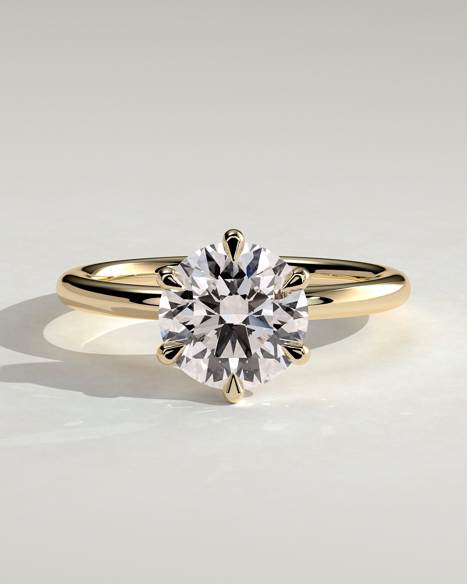 Round Halo, Pave & Split Shank Engagement Ring – 1.93 CT Lab Grown Diamond