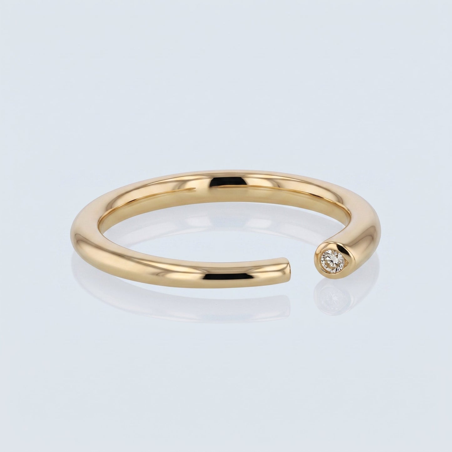 0.2 TCW Round Diamond Half Eternity DEF/VVS Lab Grown Wedding Band