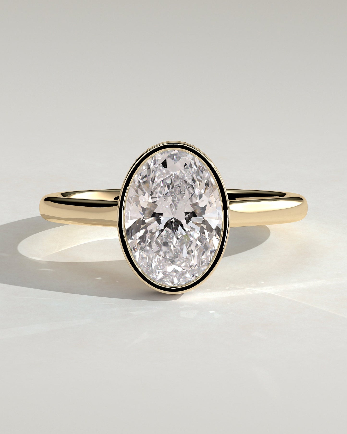 Round Halo, Pave & Split Shank Engagement Ring – 1.93 CT Lab Grown Diamond