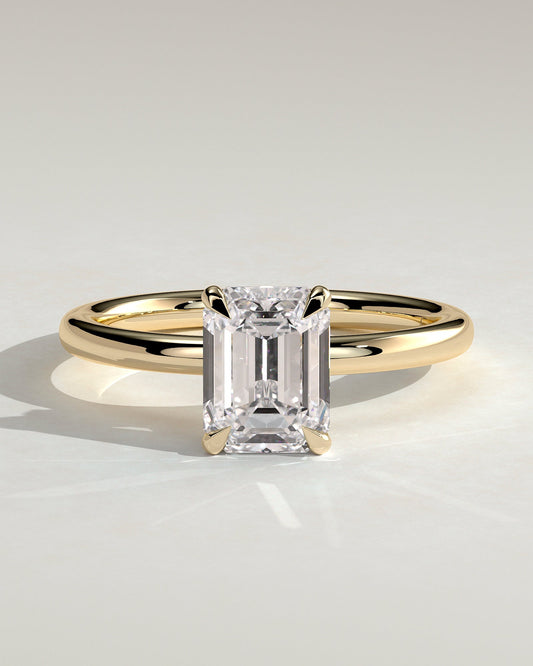 Round Halo, Pave & Split Shank Engagement Ring – 1.93 CT Lab Grown Diamond
