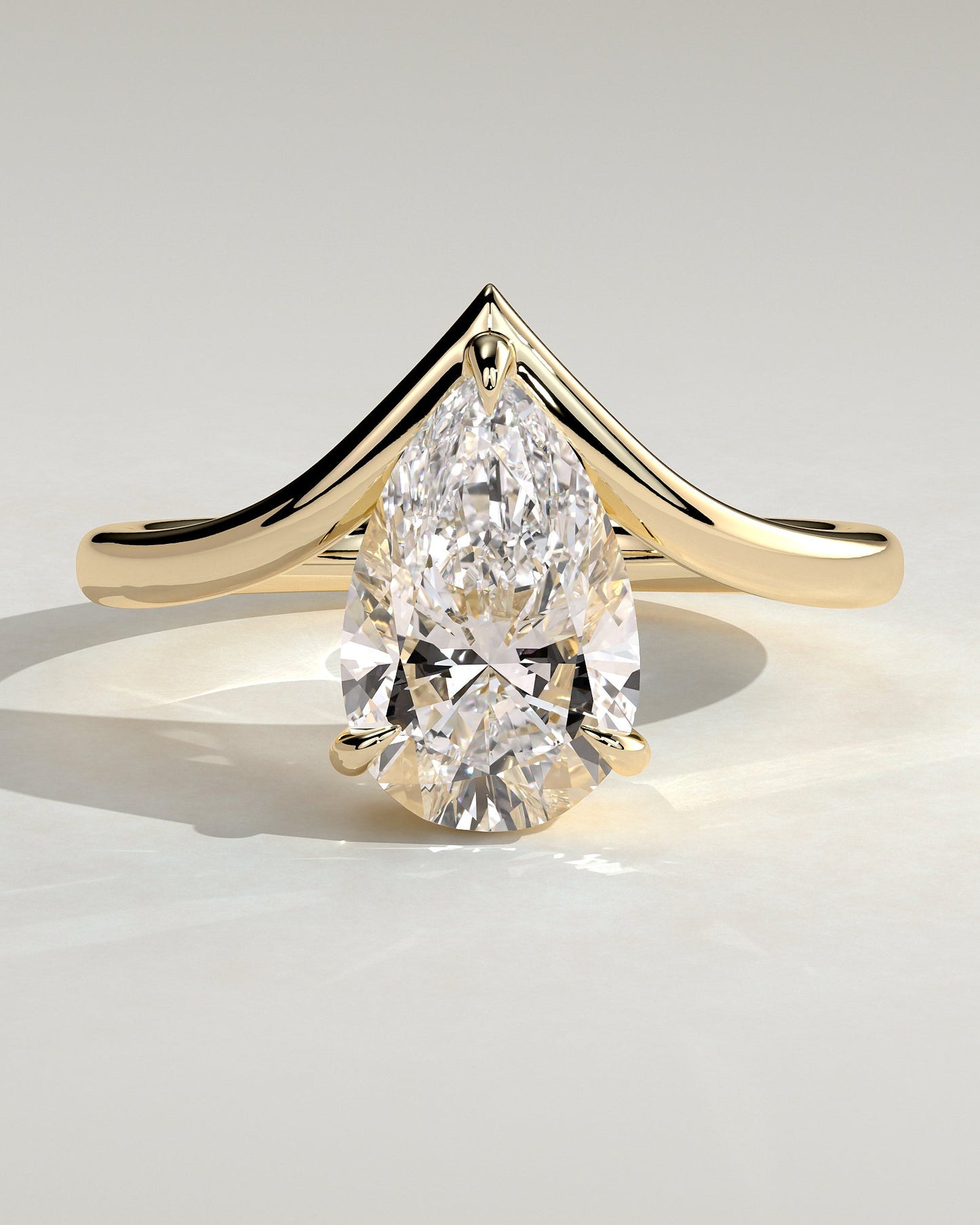 Round Halo, Pave & Split Shank Engagement Ring – 1.93 CT Lab Grown Diamond