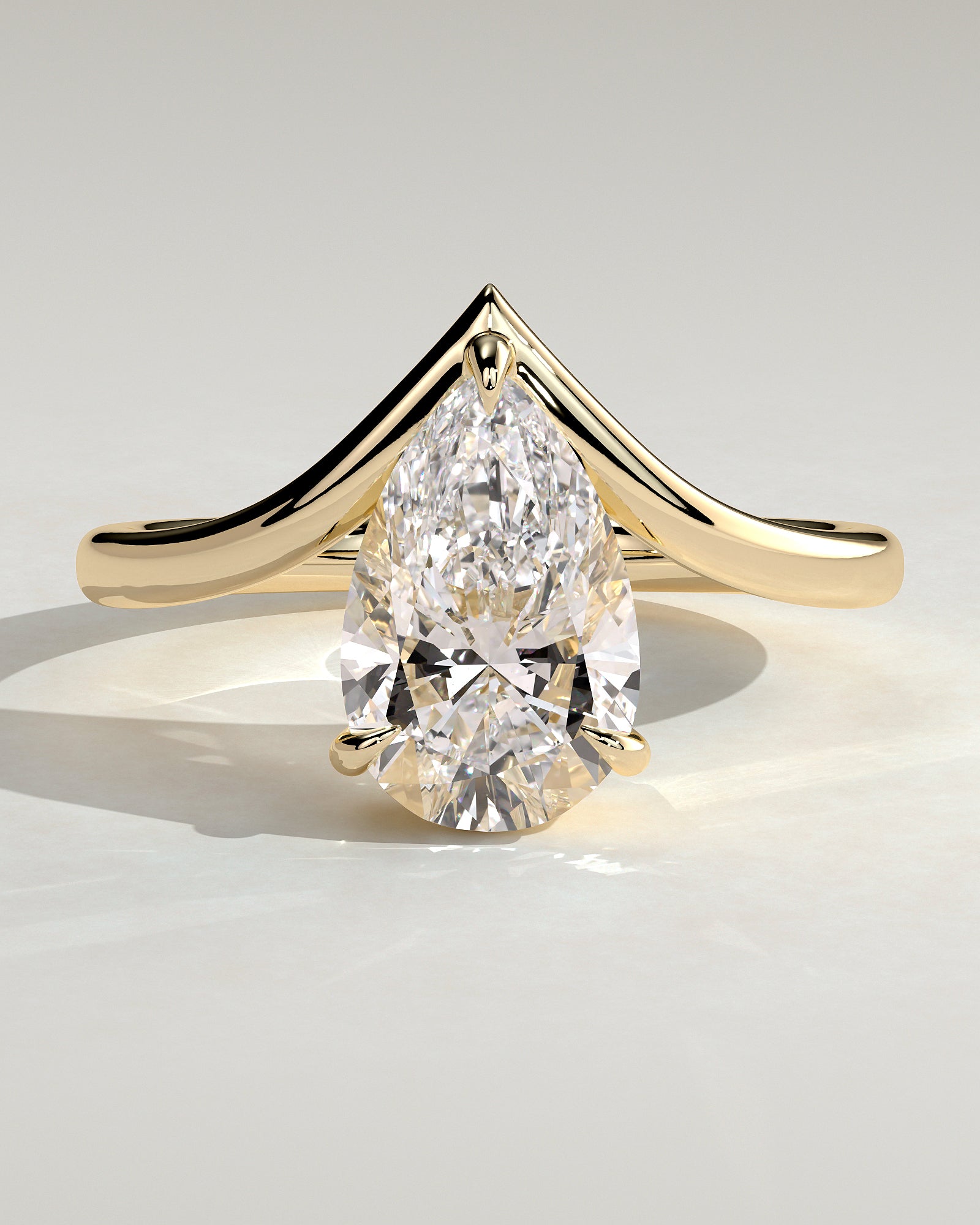 Round Halo, Pave & Split Shank Engagement Ring – 1.93 CT Lab Grown Diamond