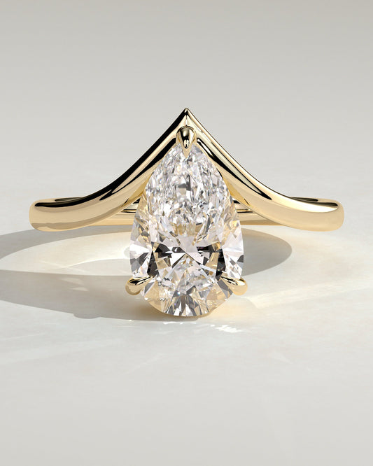 Round Halo, Pave & Split Shank Engagement Ring – 1.93 CT Lab Grown Diamond