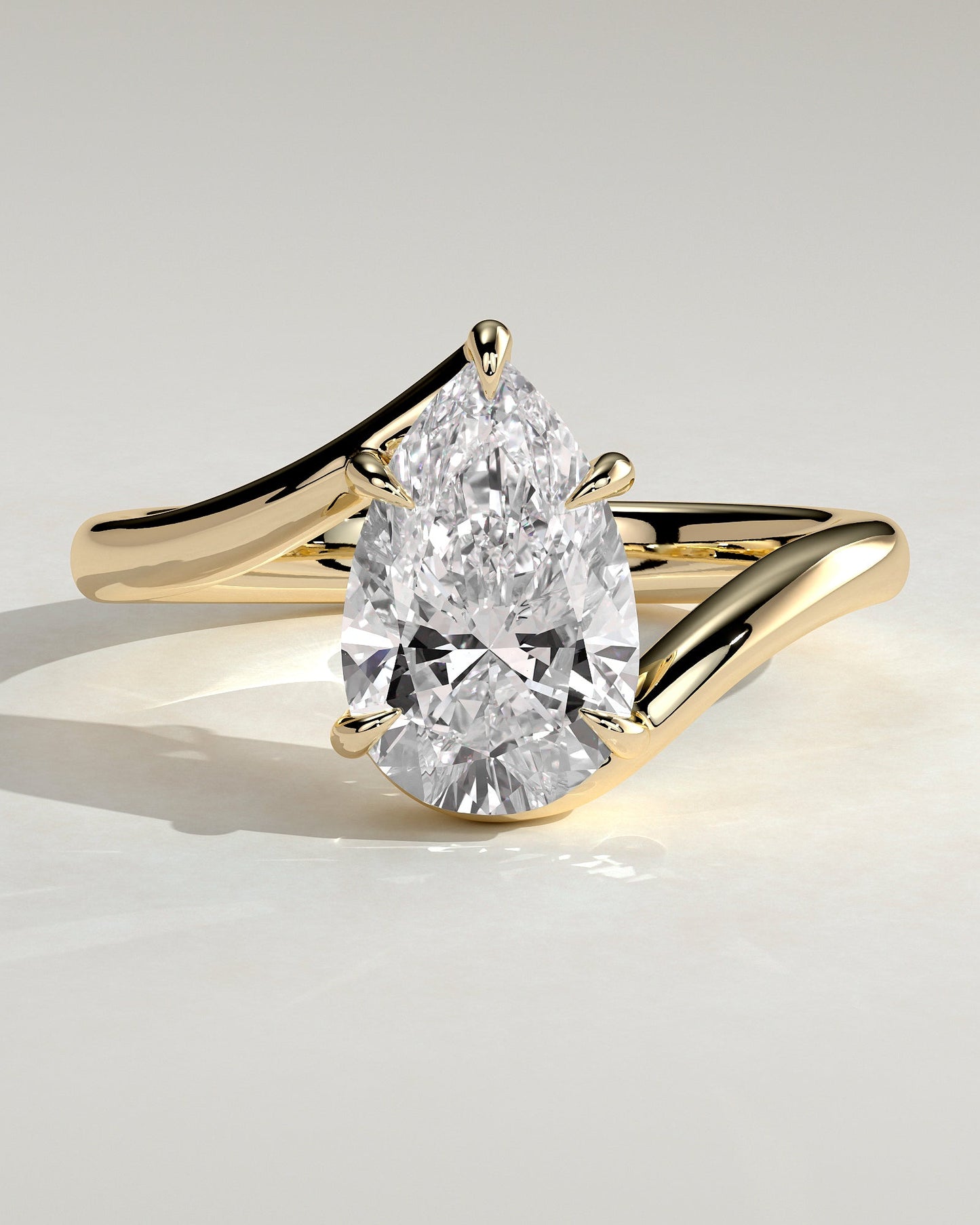 Round Halo, Pave & Split Shank Engagement Ring – 1.93 CT Lab Grown Diamond