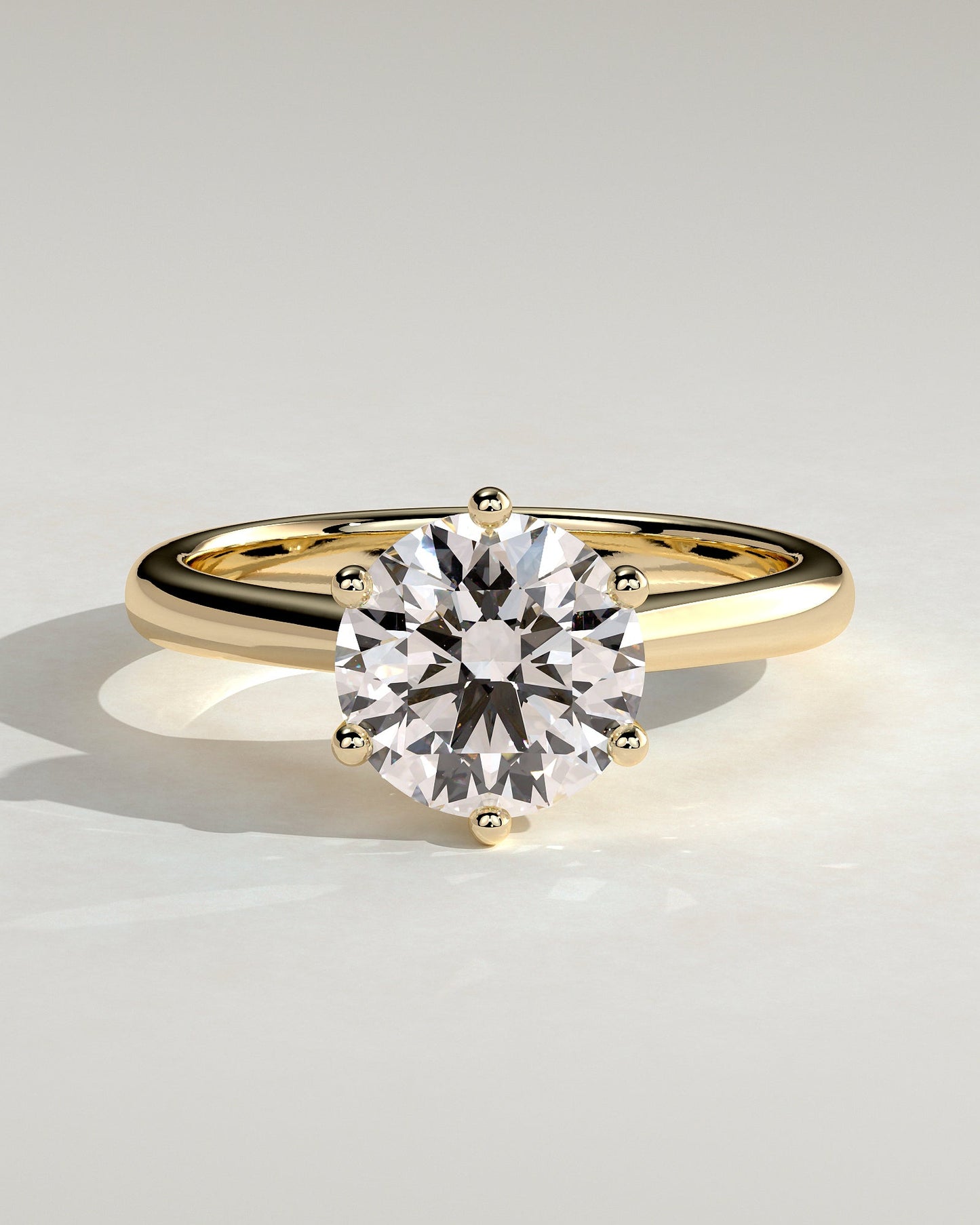 Round Halo, Pave & Split Shank Engagement Ring – 1.93 CT Lab Grown Diamond