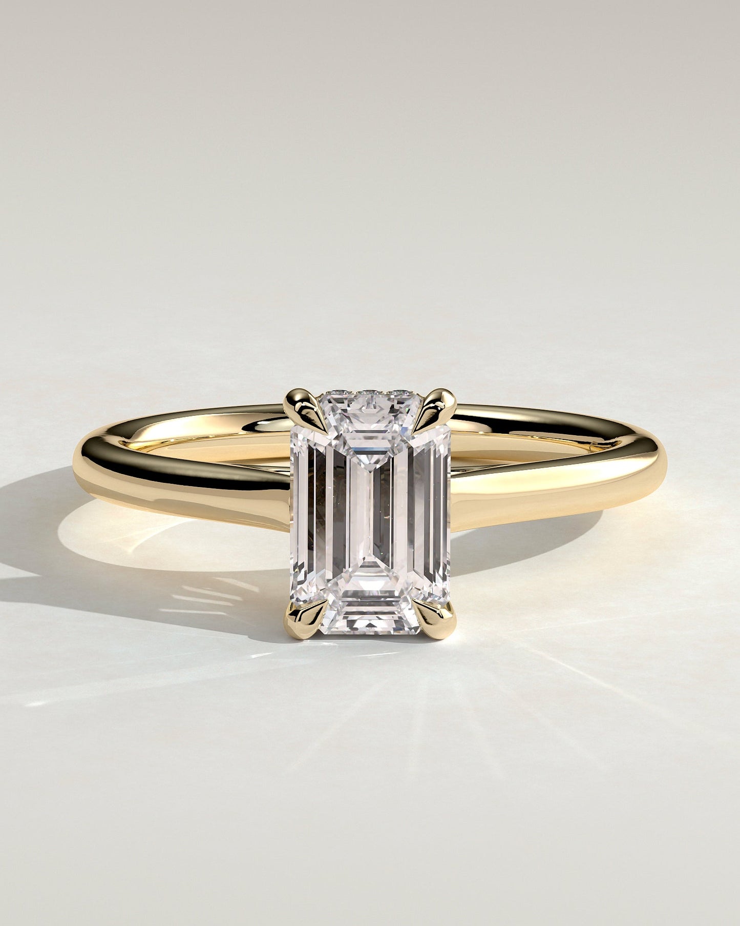 Round Halo, Pave & Split Shank Engagement Ring – 1.93 CT Lab Grown Diamond