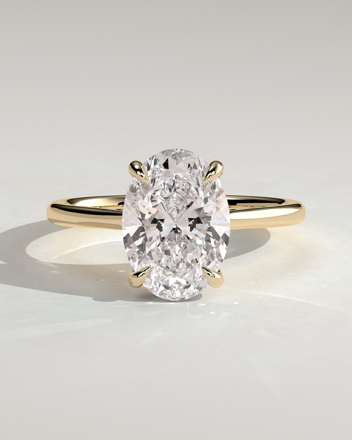Round Halo, Pave & Split Shank Engagement Ring – 1.93 CT Lab Grown Diamond